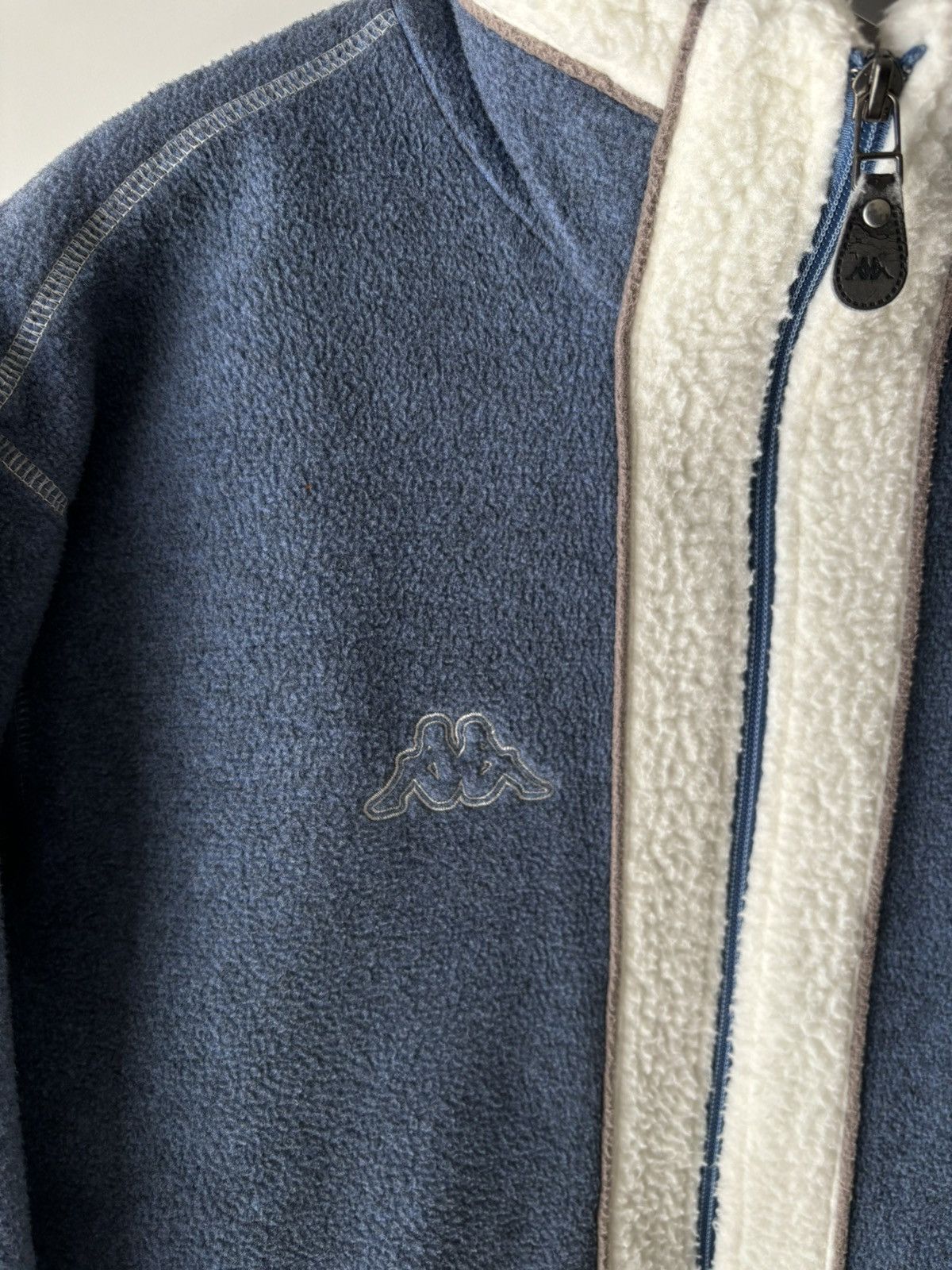 Kappa × Vintage Kappa Vintage 90’s Sherpa Fleece Jacket Size US S / EU 44-46 / 1 - 3 Thumbnail