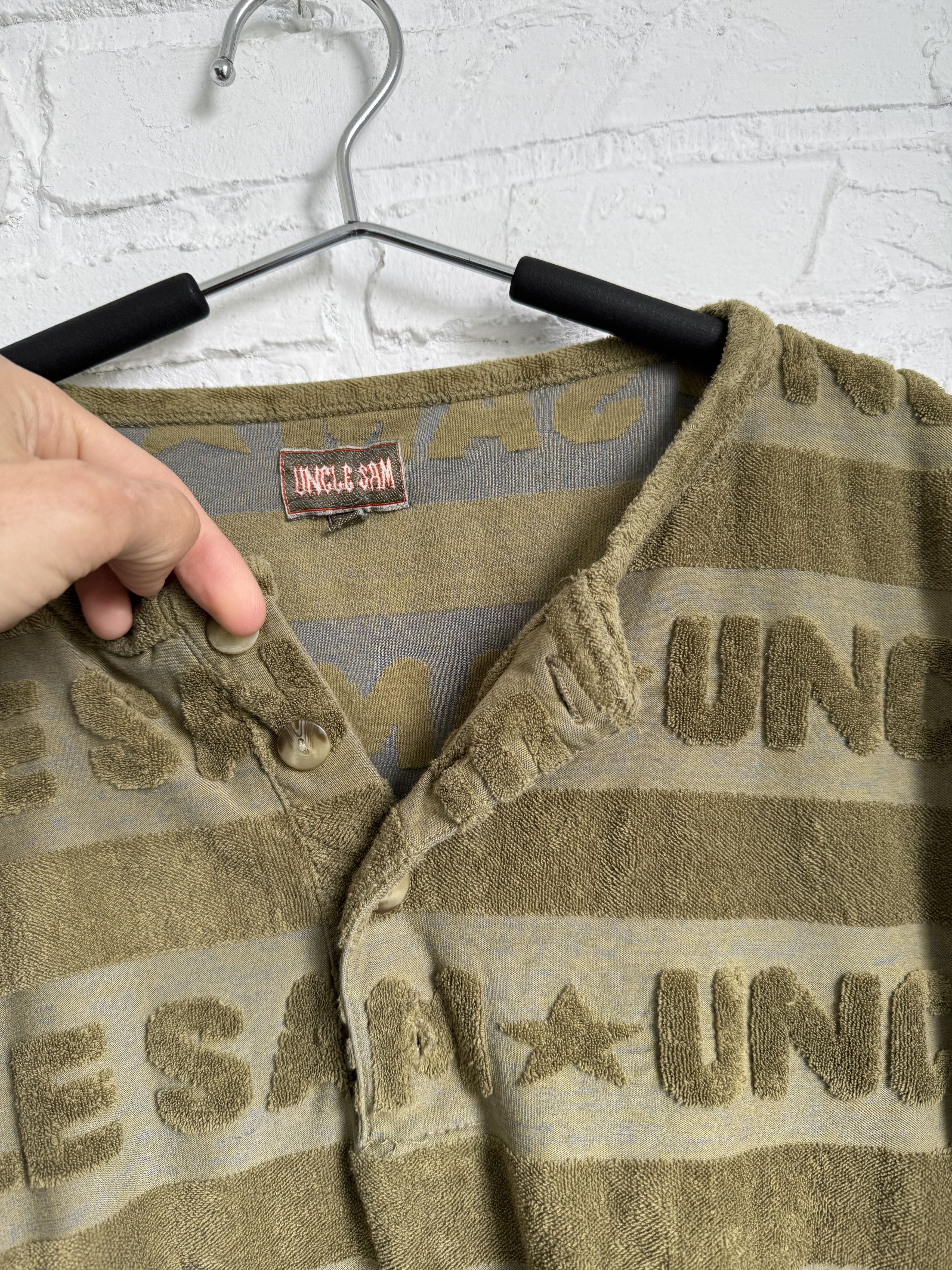 Vintage Vintage y2k Uncle Sam monogram avantgarde long sleeve Size US M / EU 48-50 / 2 - 5 Thumbnail