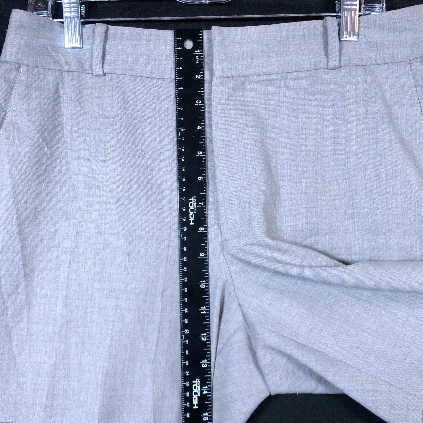 Ralph Lauren Ralph Lauren Womens Pants Gray Wool Blend Wide Loose Fit Professional Stretch 12 Size 24" / US 00 / IT 34 - 7 Thumbnail
