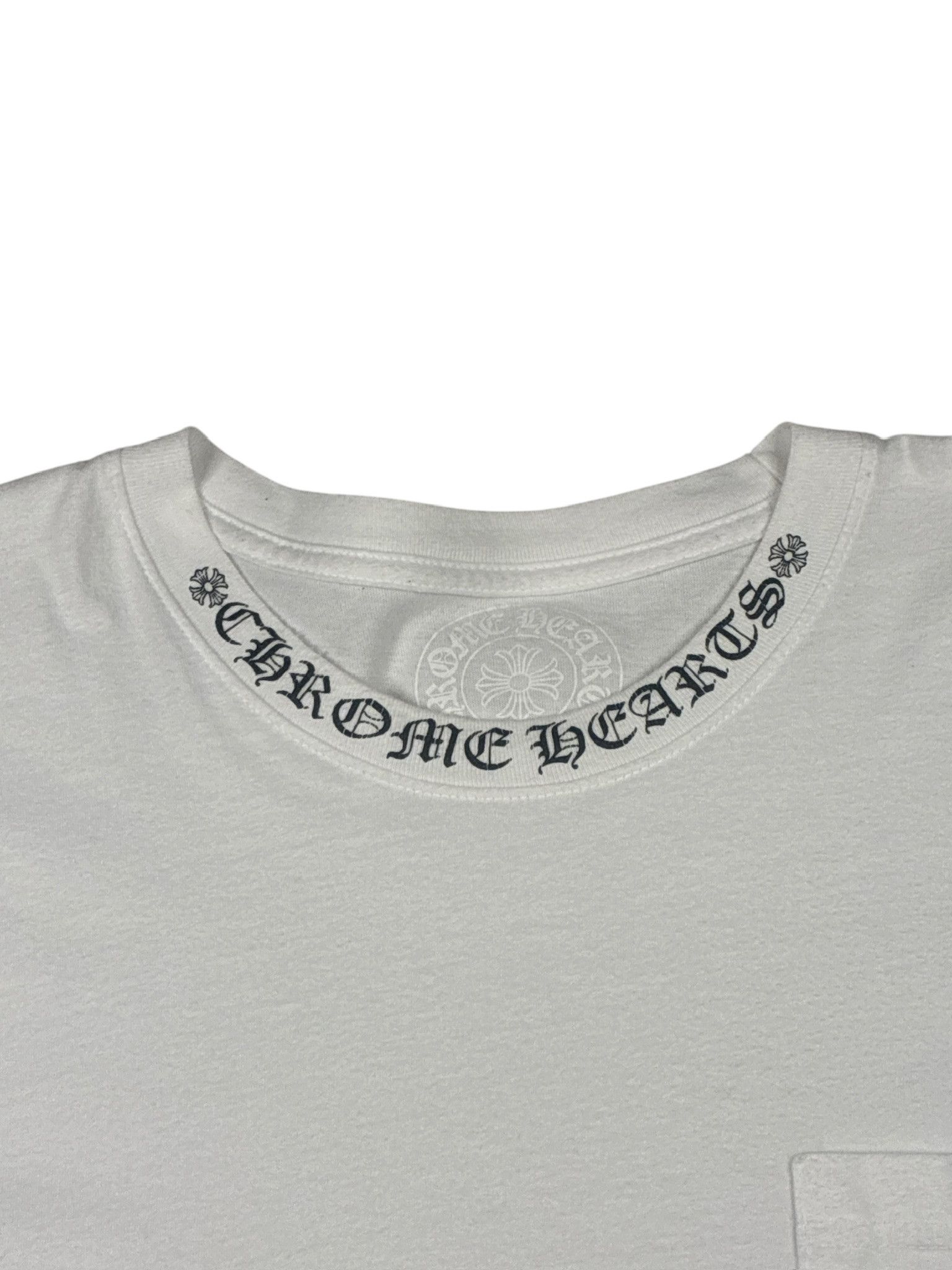 Chrome Hearts Chrome Hearts Neck Letters Logo T-Shirt Size US XL / EU 56 / 4 - 2 Thumbnail