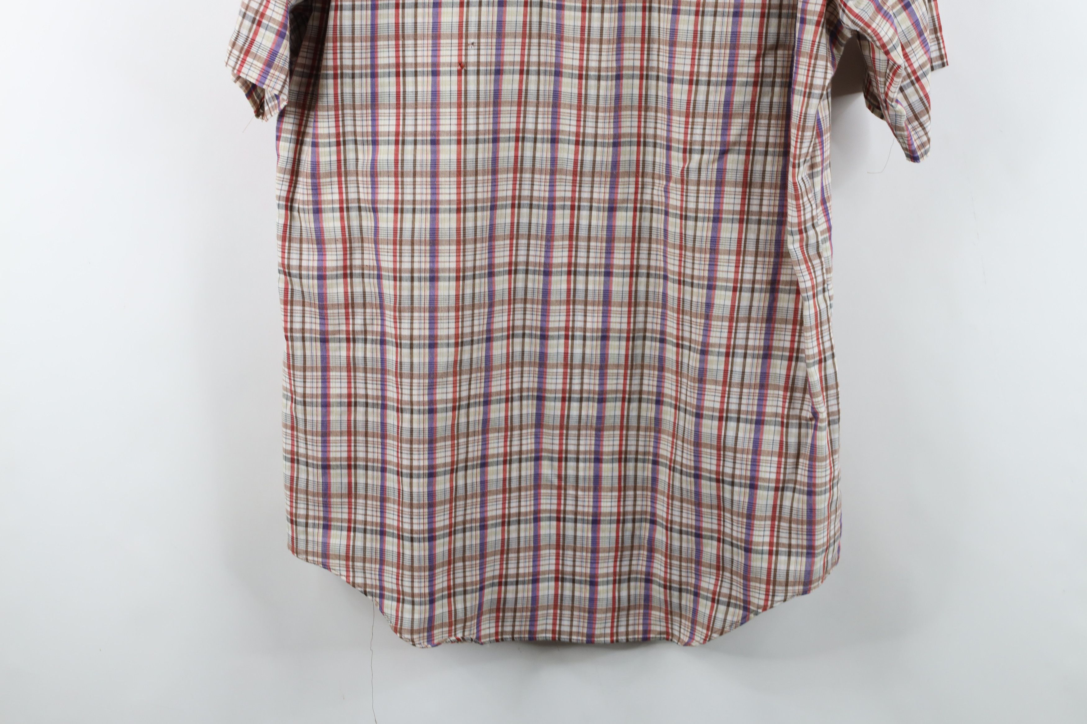 Vintage Vintage 70s Streetwear Short Sleeve Collared Button Shirt Size US M / EU 48-50 / 2 - 14 Thumbnail