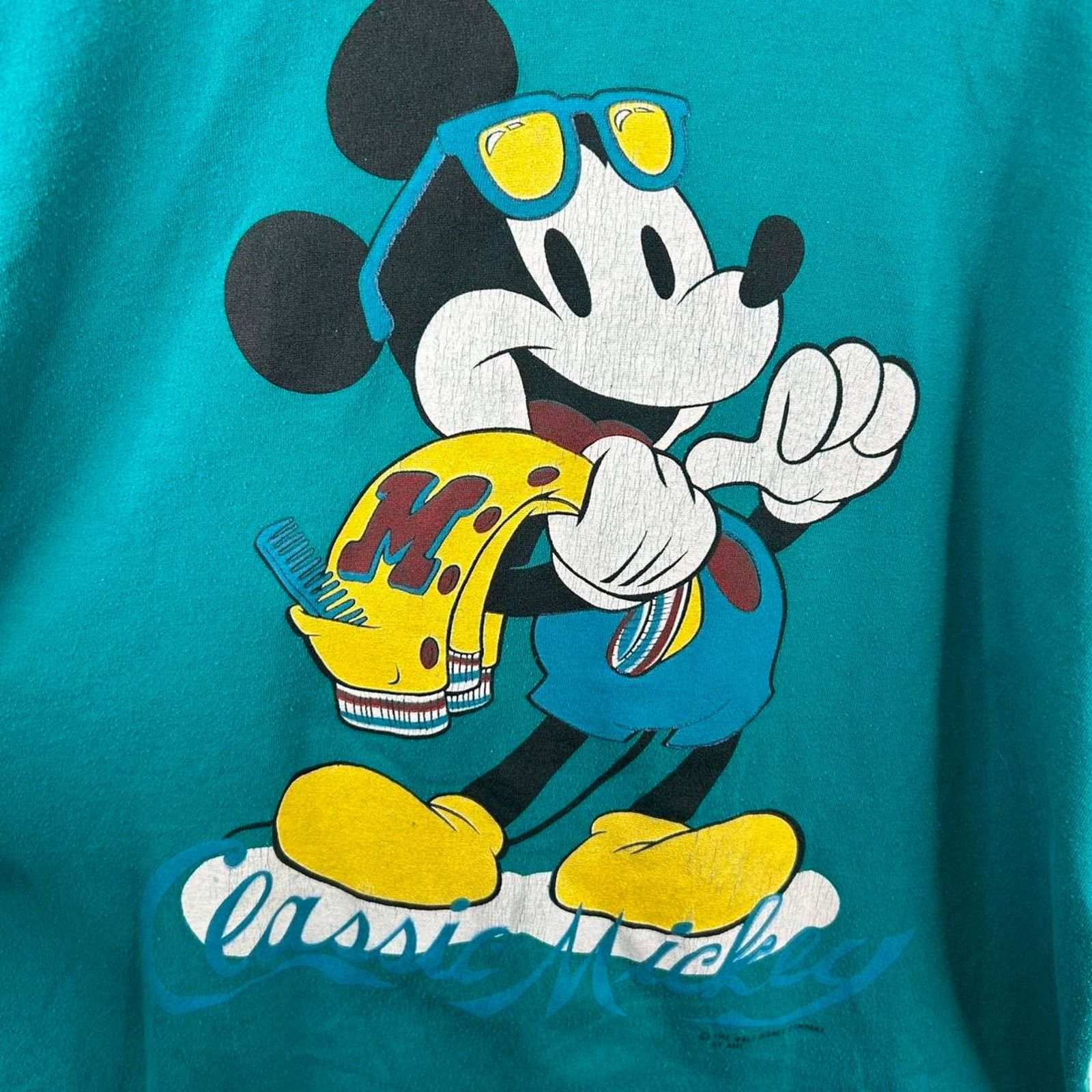 Disney Vintage 80’s Classic Mickey Mouse Summer Tee Size Medium Size US M / EU 48-50 / 2 - 7 Thumbnail