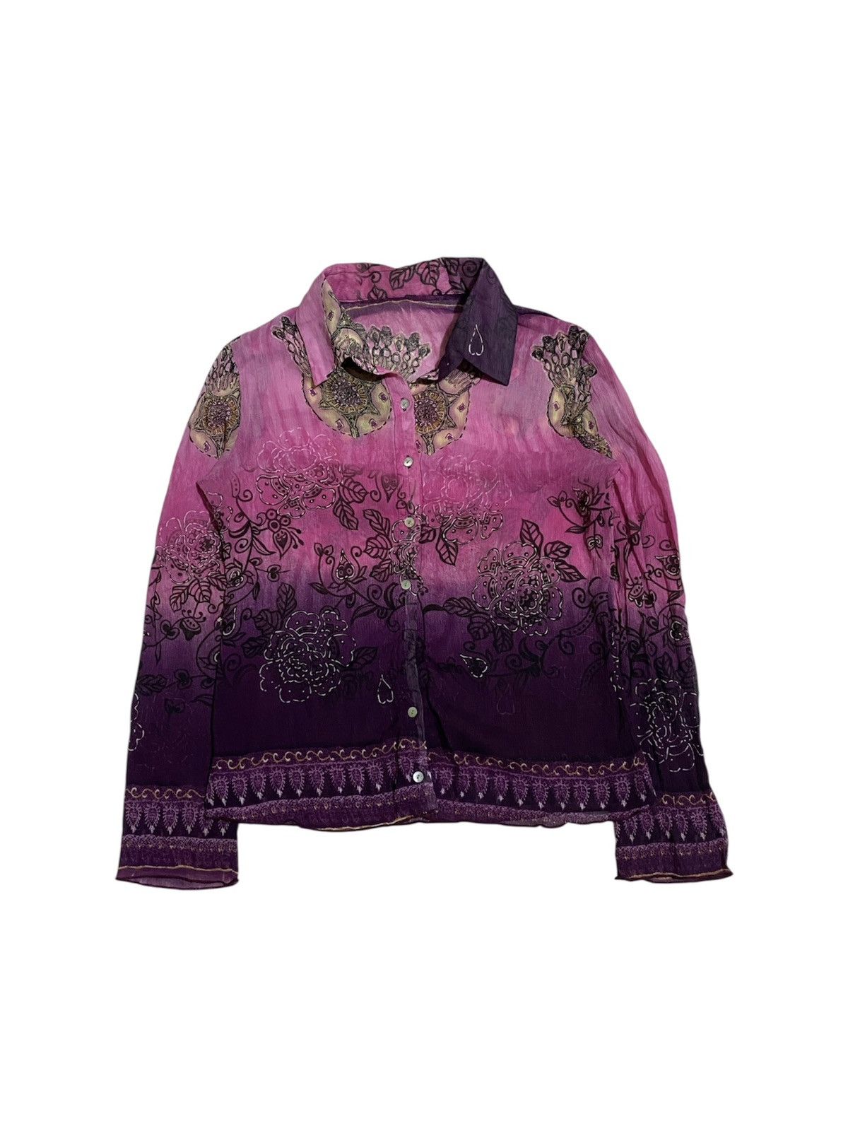 Jean Paul Gaultier Mest Tops flower jpg style Size M / US 6-8 / IT 42-44 - 1 Thumbnail