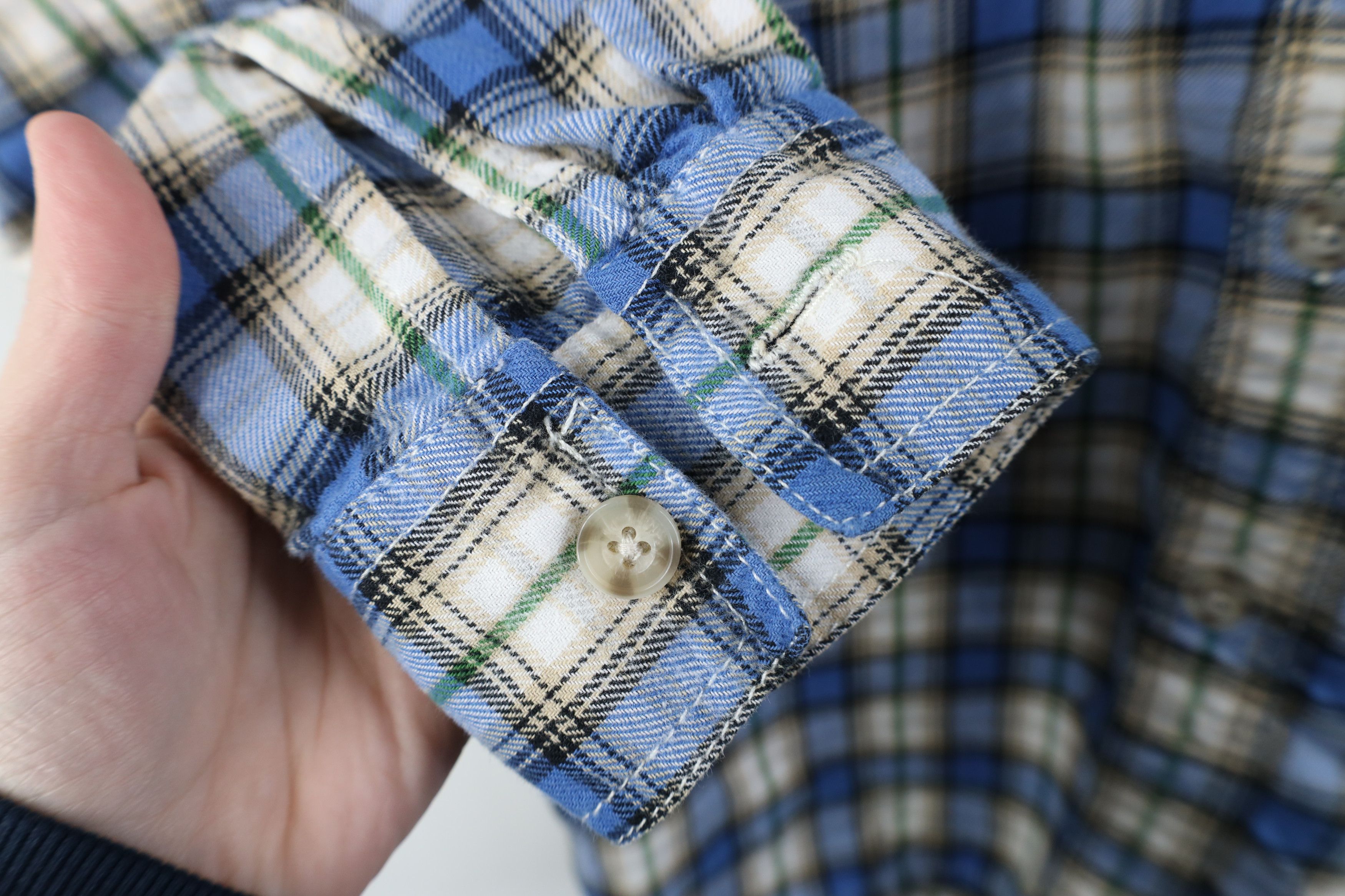 Levi's Vintage 90s Levis Double Pocket Flannel Button Down Shirt Size US M / EU 48-50 / 2 - 6 Thumbnail