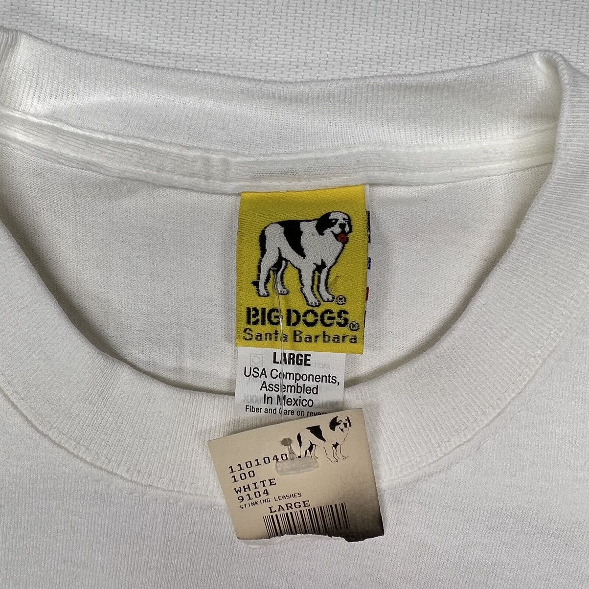 Big Dogs × Vintage VTG Big Dogs Tee Shirt Bandido Stinkin Leashes Cartoon 90s Size US L / EU 52-54 / 3 - 7 Thumbnail