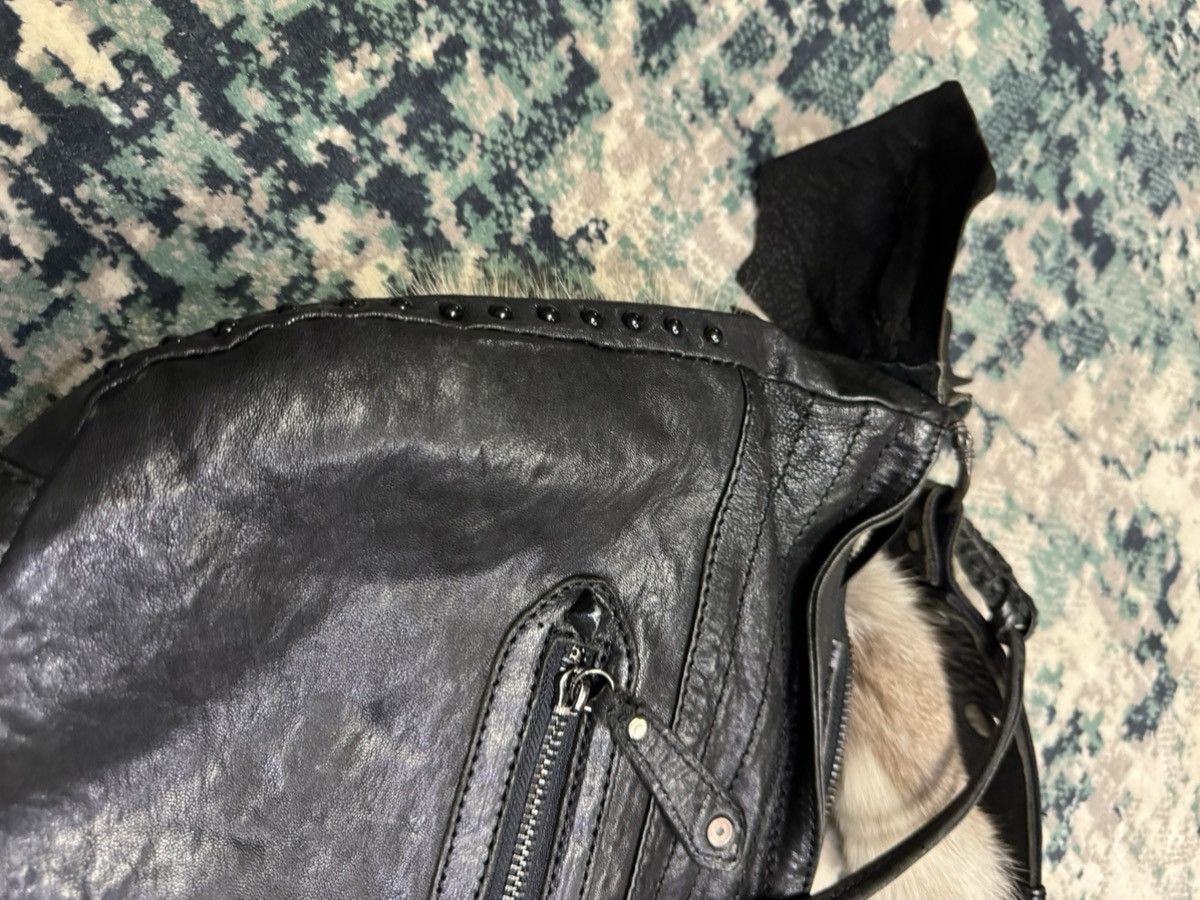 Japanese Brand × Leather CURAGE STUDDED FOX FUR LEATHER BAG Size ONE SIZE - 8 Thumbnail