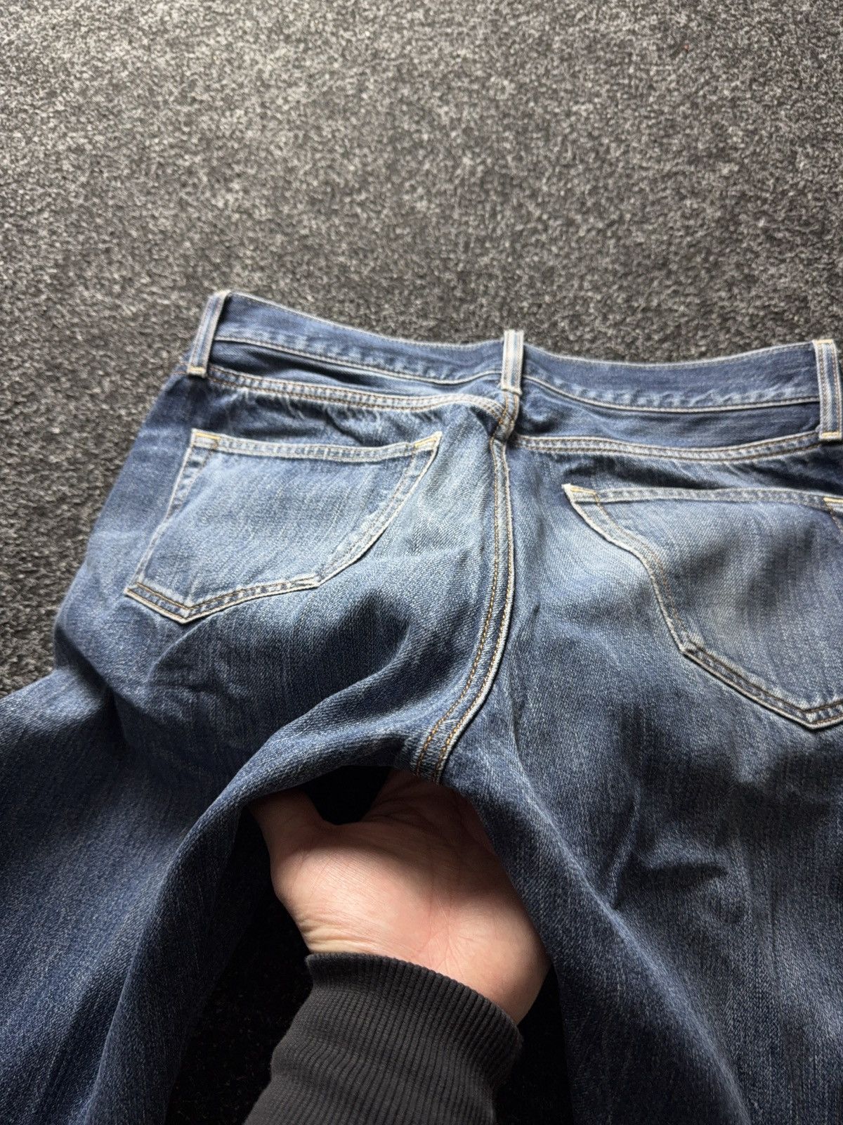 Uniqlo Japanese 00s Y2K UNIQLO Selvedge Regular Fit Jeans Size US 32 / EU 48 - 21 Thumbnail