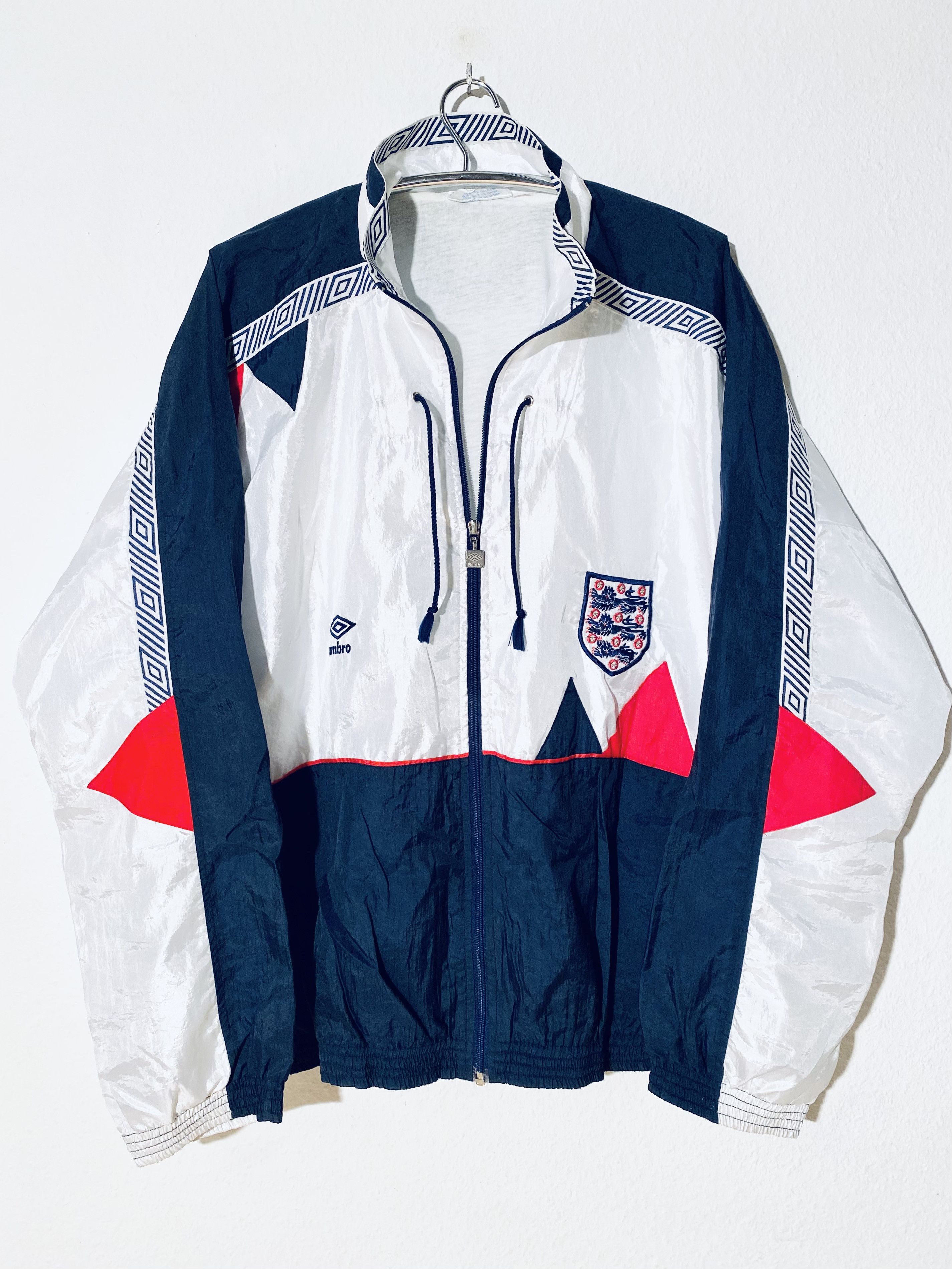 Umbro × Vintage England Training Jacket 1990 / 1992 Umbro Italia 90 Size US L / EU 52-54 / 3 - 1 Thumbnail