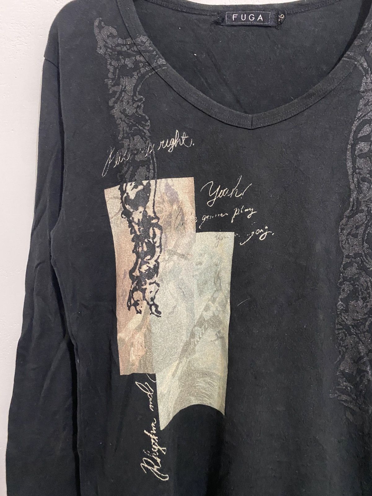GOSTAR DE FUGA Fuga Japanese Vkei Courtney Love Kurt Longsleeve Size US M / EU 48-50 / 2 - 2 Thumbnail