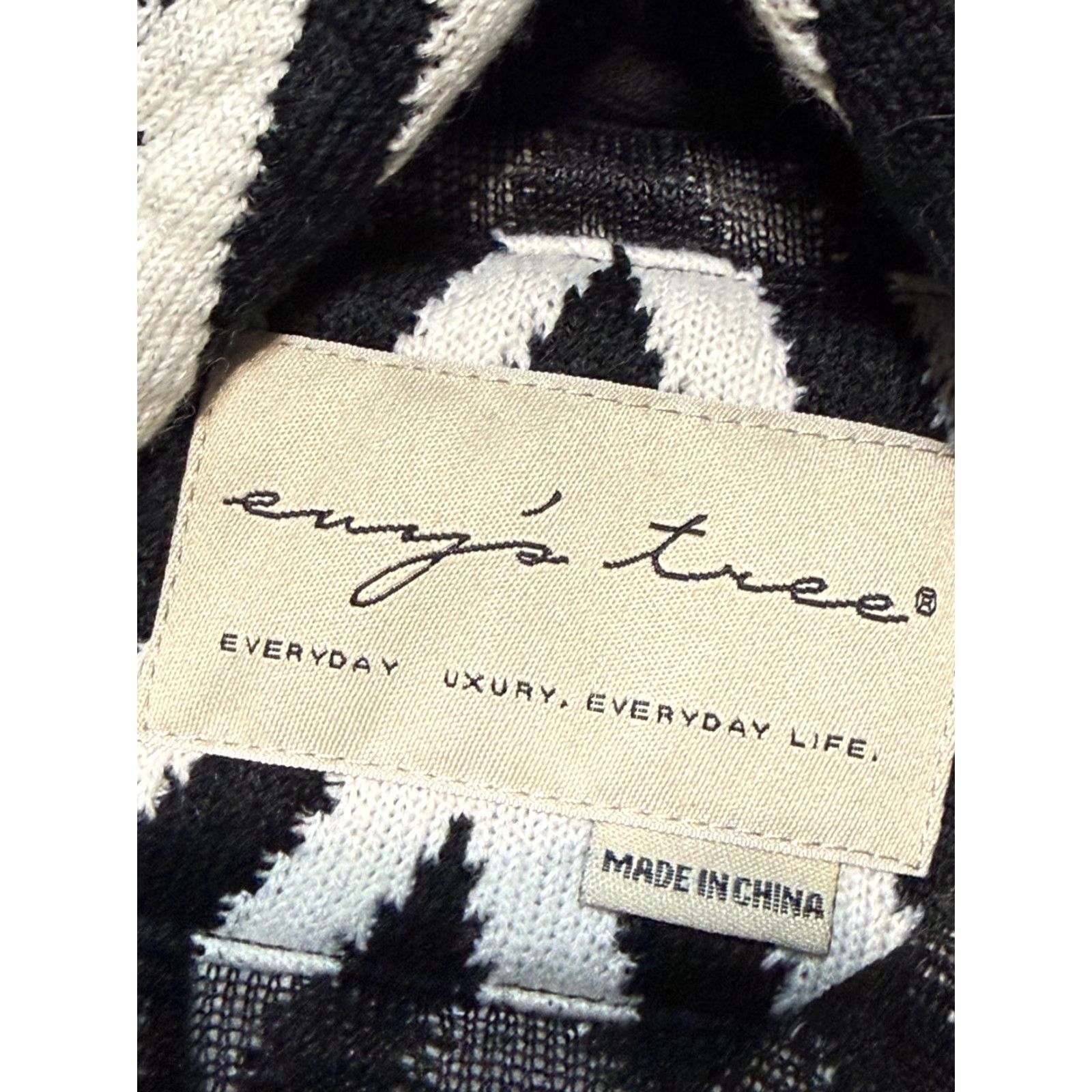 Vintage VINTAGE Evy's Tree Jacket Womens Small Black White Herringbone Full Zip w/ Hood Casual Regular Jacket - Evy's Tree Size S / US 4 / IT 40 - 6 Thumbnail