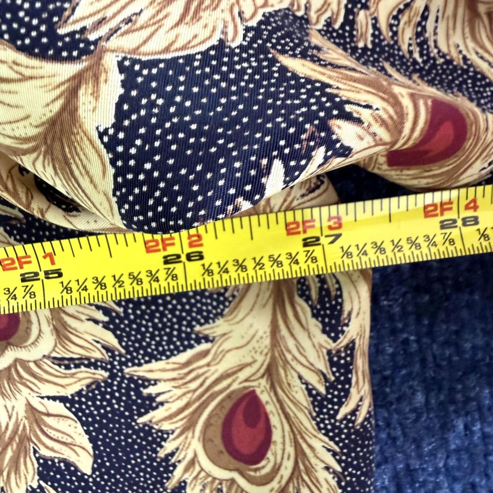 Vintage Ship 'N Shore Button Up Shirt Womens 1X Yellow Peacock Print Top Size XL / US 12-14 / IT 48-50 - 5 Thumbnail