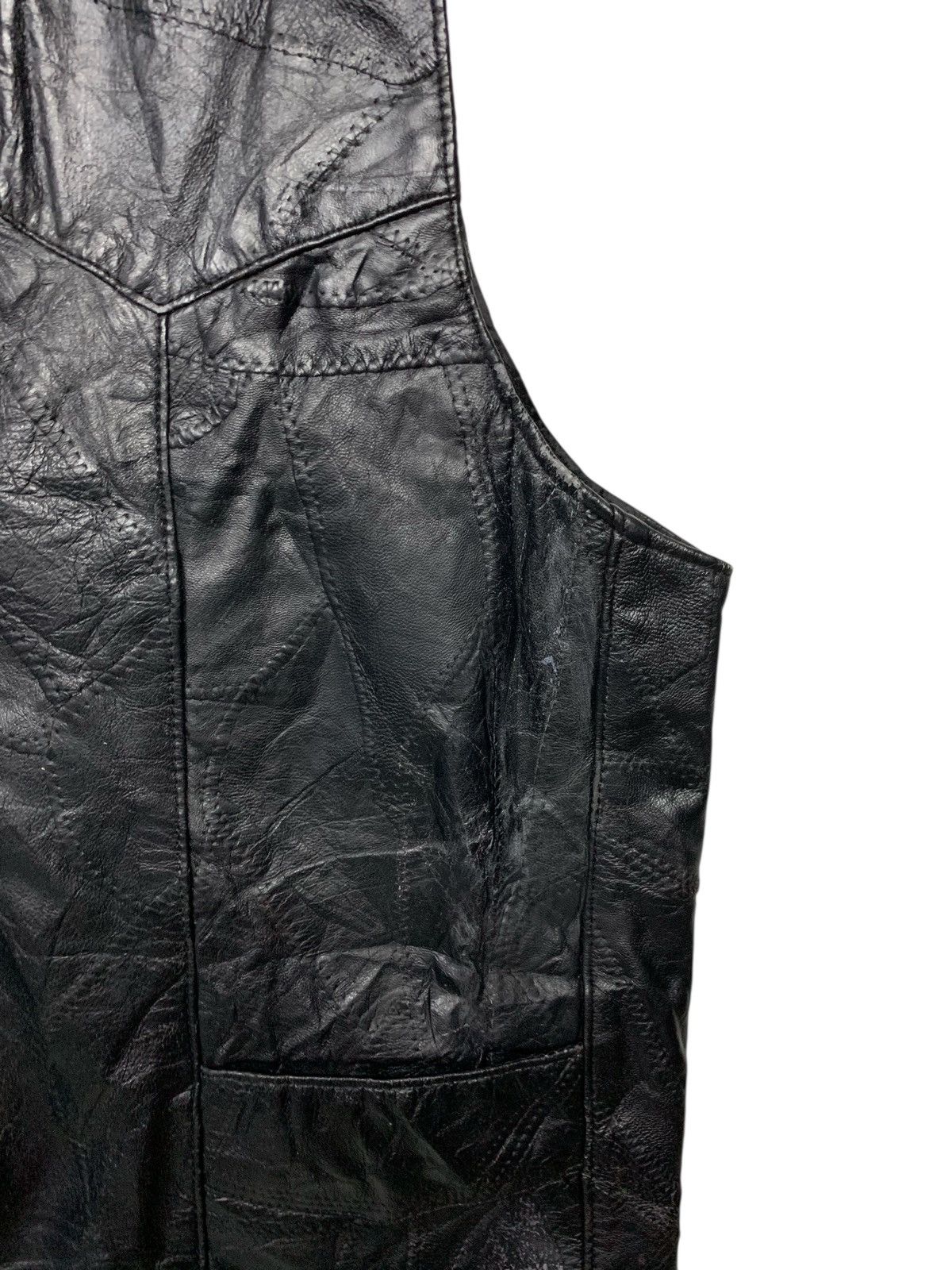 Leather × Vintage Vintage Leather Vests Jacket Size US L / EU 52-54 / 3 - 5 Thumbnail
