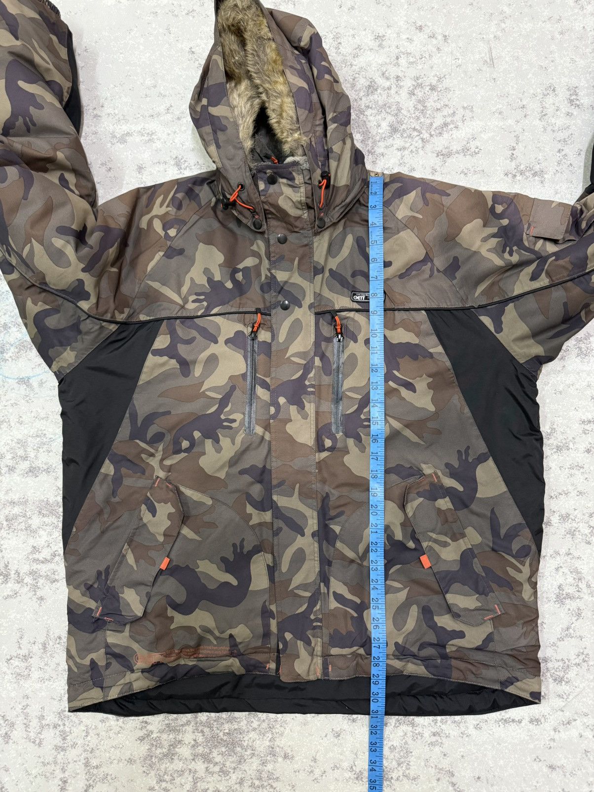Japanese Brand VINTAGE GETT EXCITING FISHING COLD WEATHER CAMO FUR JACKET Size US XXL / EU 58 / 5 - 19 Thumbnail