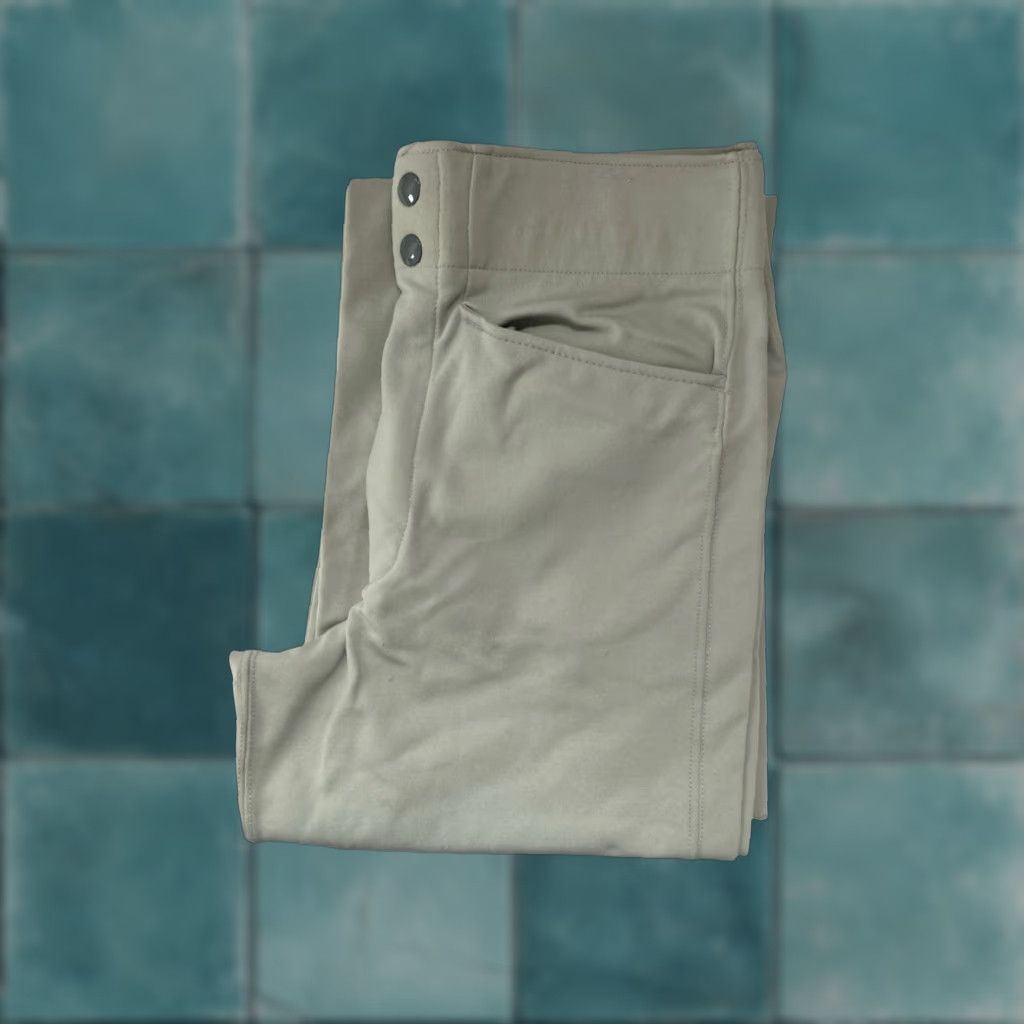 Russell Athletic VINTAGE Russell Athletic Coaches Pants Mens S Gray 90s Nylon Baseball Grey NOS NWOT USA Made Reactivation Size US 29 - 1 Thumbnail