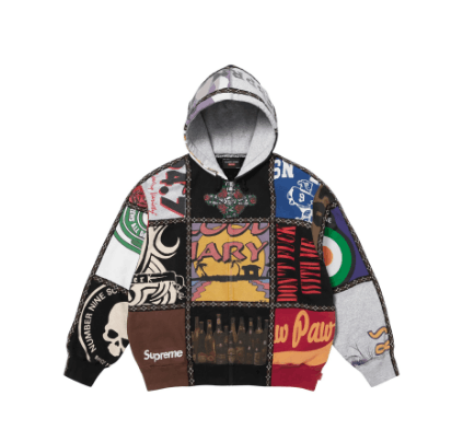 GOODENOUGH × Supreme SUPREME GOODENOUGH PATCHWORK HOODED JACKET