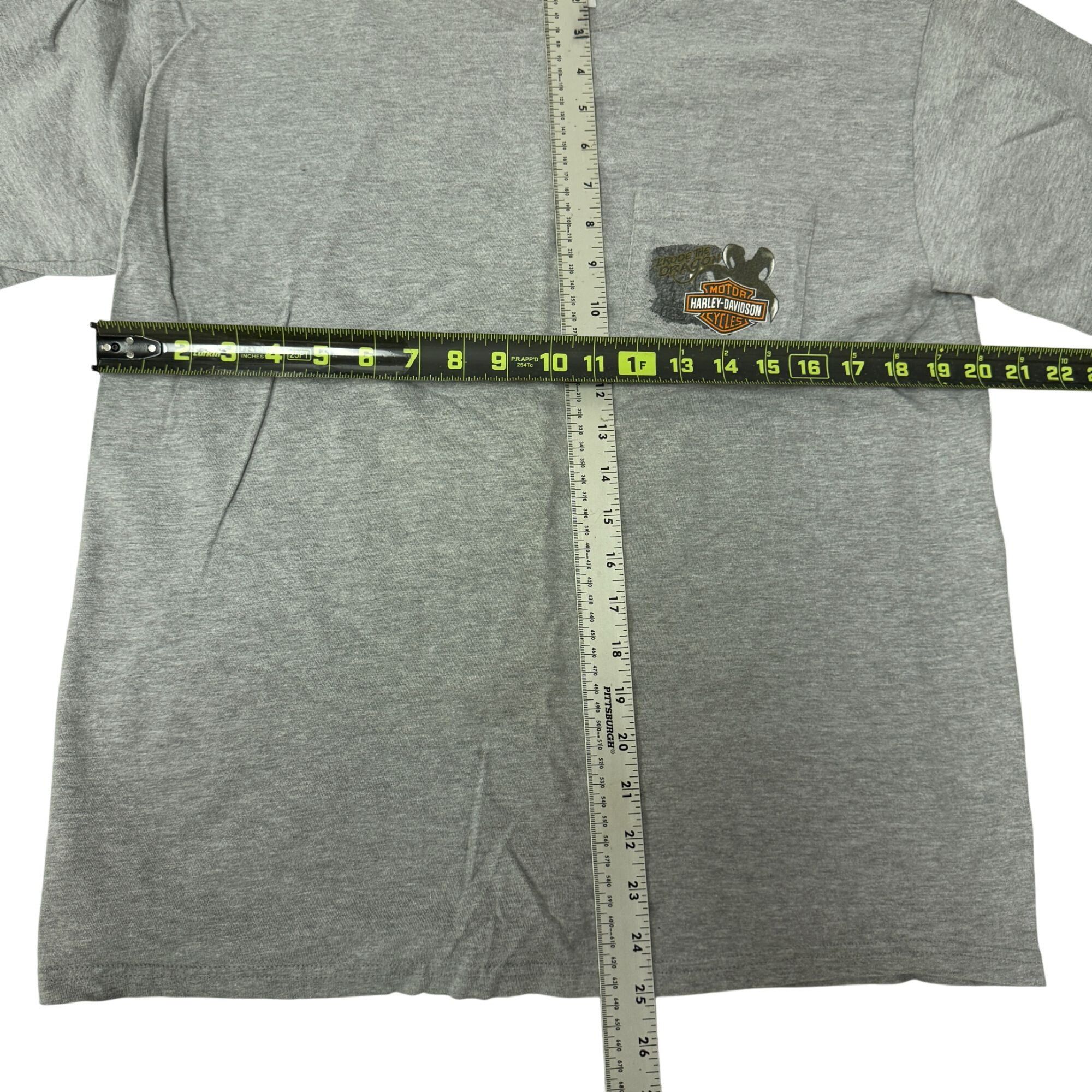 Harley Davidson Vtg Harley Davidson Heather SMOKEY MOUNTAIN DRAGON Shirt Size US L / EU 52-54 / 3 - 8 Thumbnail