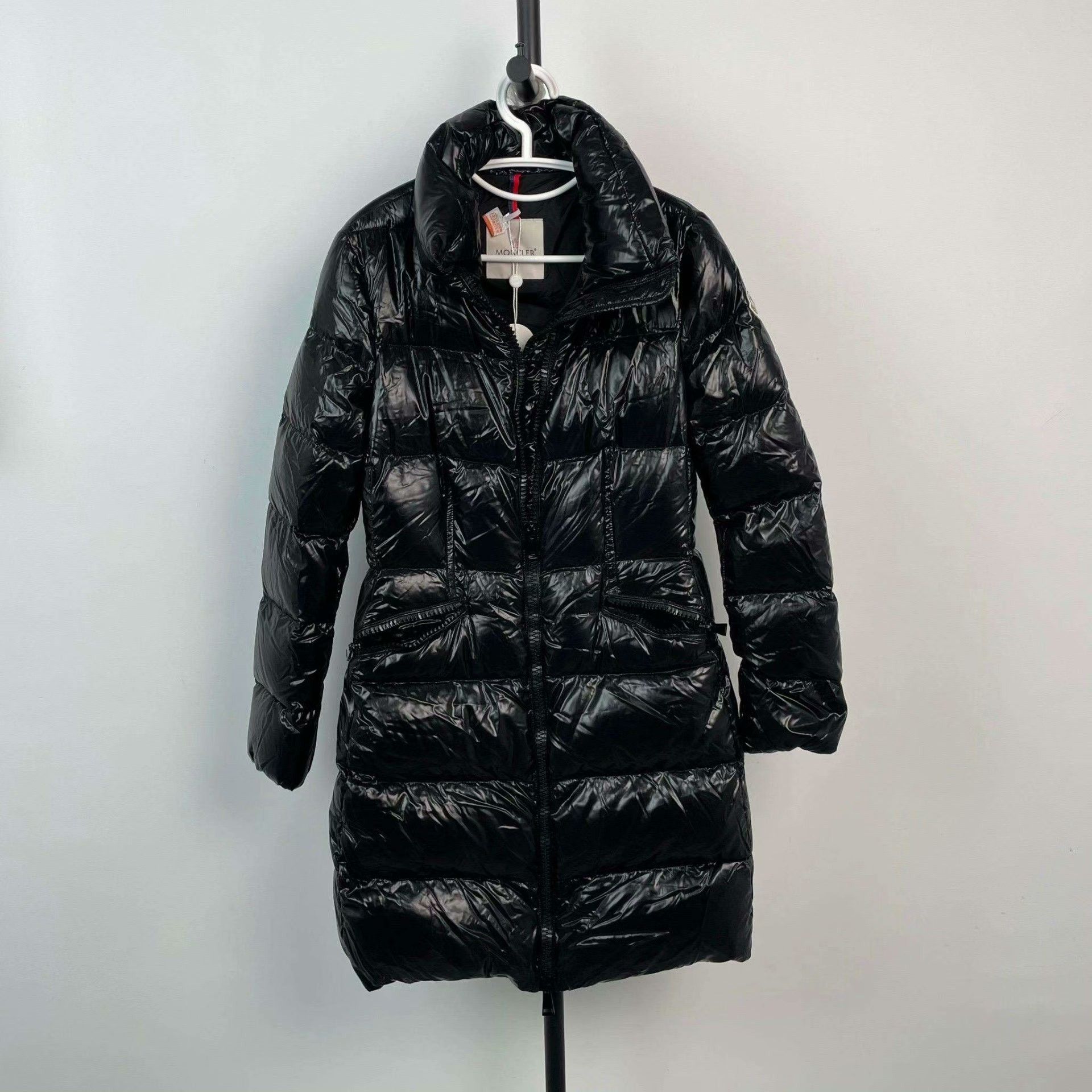Moncler Moncler Down Long Black Down Jacket S Women Size S / US 4 / IT 40 - 1 Thumbnail