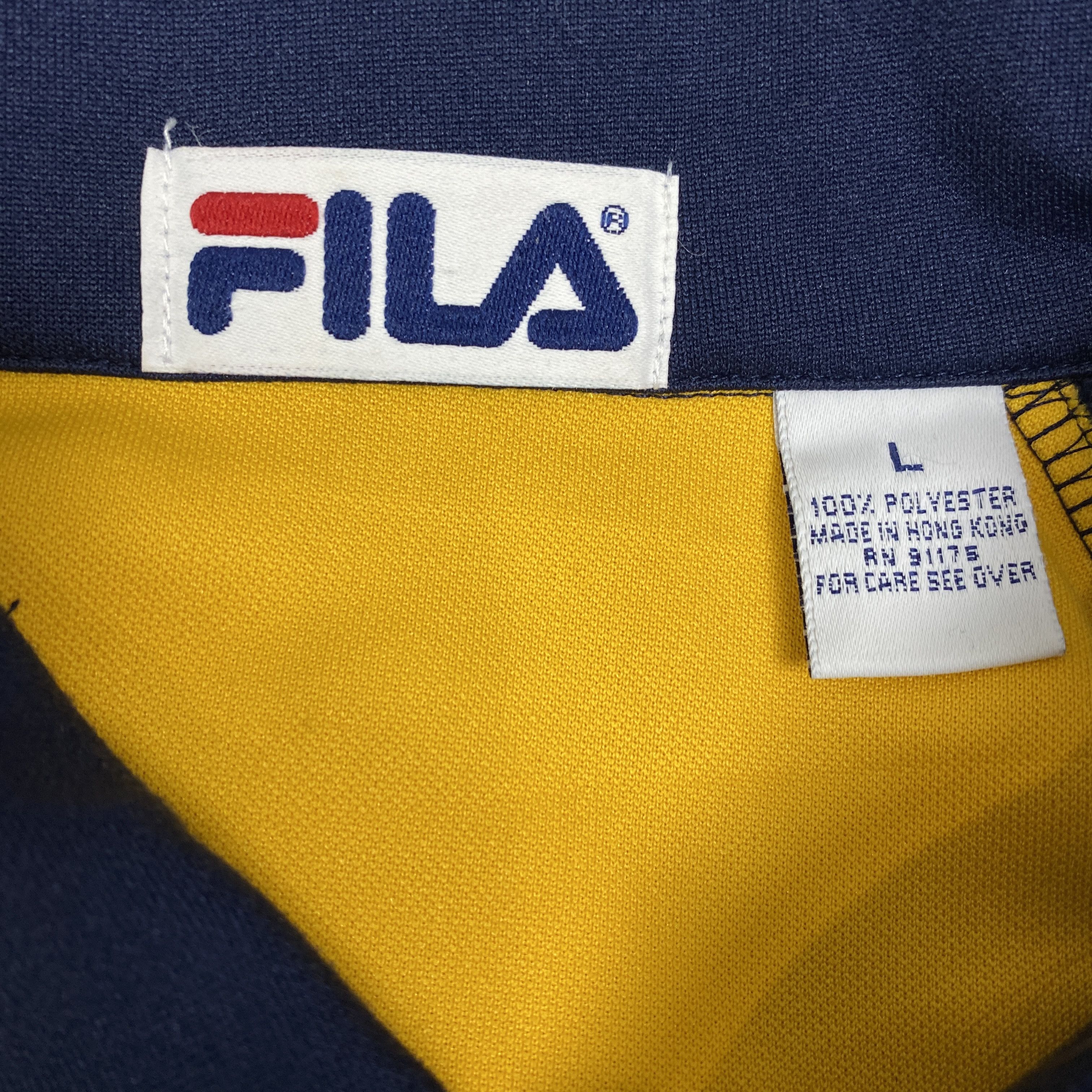 Fila × Vintage Fila vintage navy boxy jersey - L Size US L / EU 52-54 / 3 - 4 Thumbnail