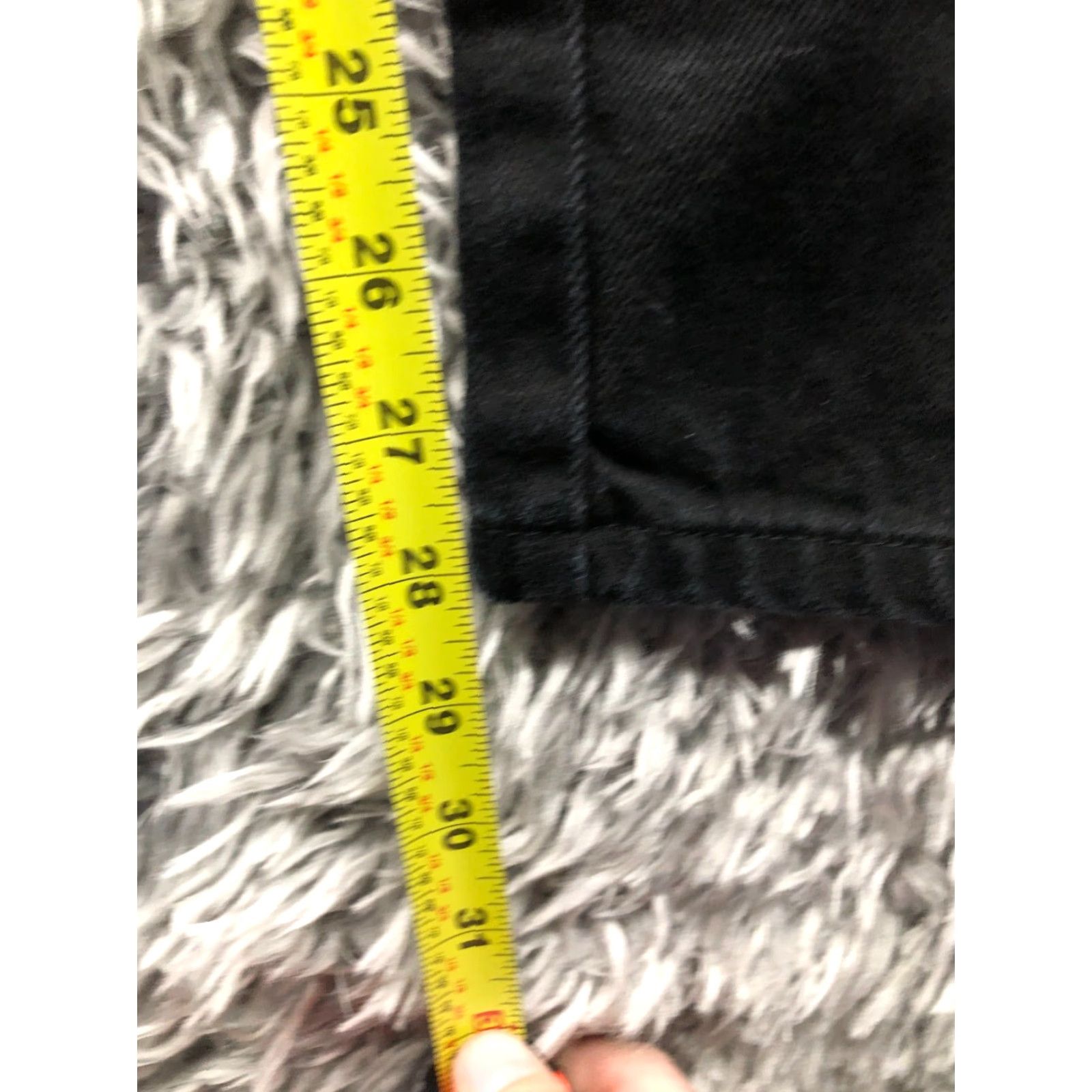 Denime Rustler Jeans Main Point: Rustler Straight Jeans Mens 40x30 Dark Wash Black Denim Regular Rise 5-Pocket Size US 40 / EU 56 - 3 Thumbnail