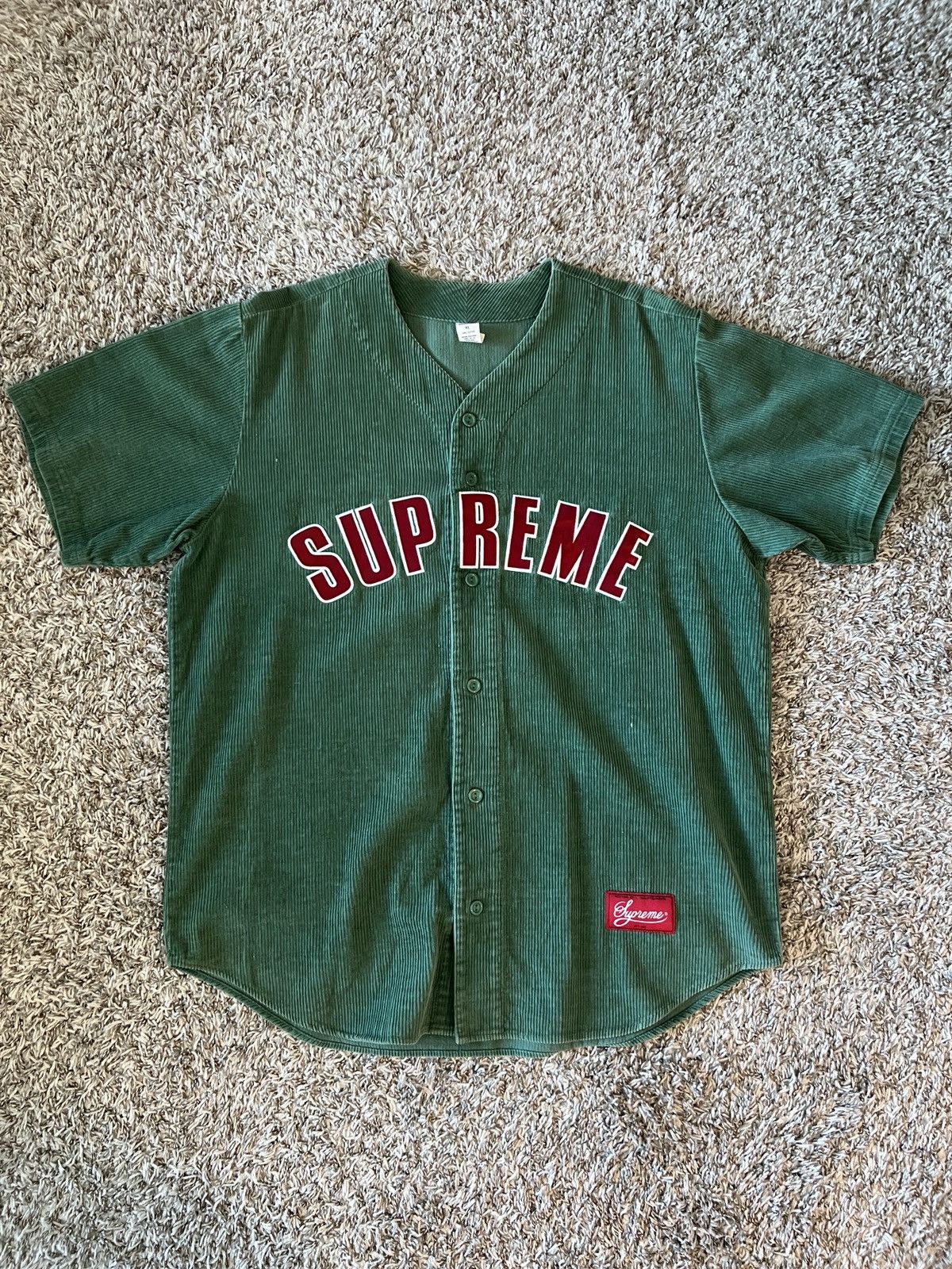 supreme Corduroy Baseball Jersey コーデュロイ Supreme - Corduroy Baseball Jersey - UG.SHAFT