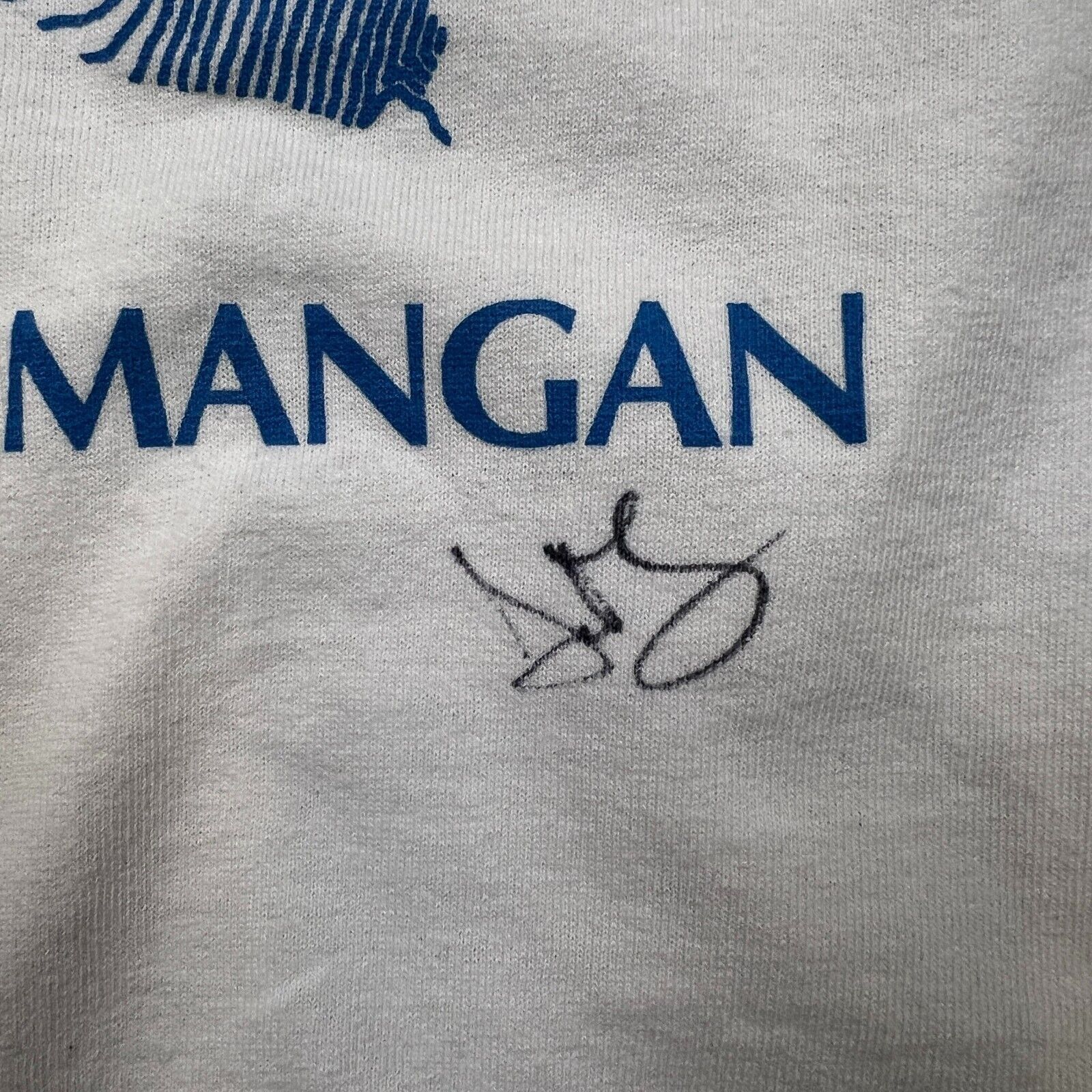 Band Tees × Vintage VTG Dan Mangan Gel Pen T Shirt Large Autographed Band Tee Size US L / EU 52-54 / 3 - 3 Thumbnail
