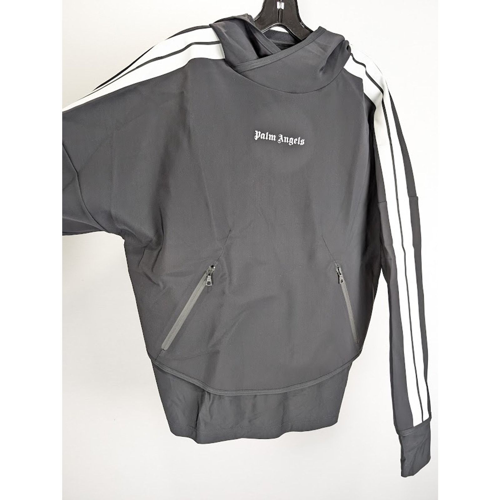 Palm Angels o1rshd1 Q:2 / Performance Hoody Hoodie in Black/White Medium Size US M / EU 48-50 / 2 - 10 Thumbnail