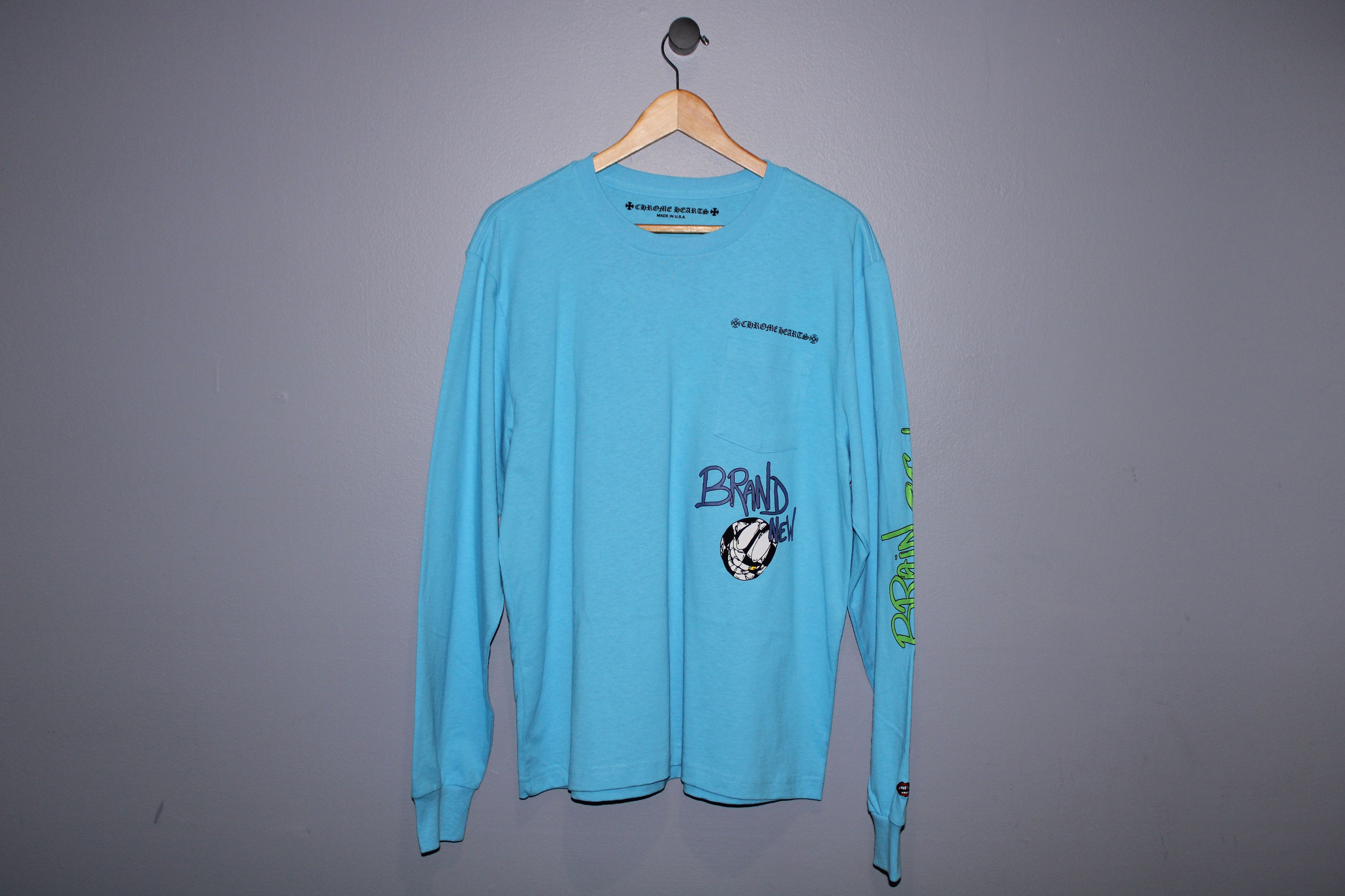 Chrome Hearts CHROME HEARTS MATTY BOY BLUE BRAIN LONG SLEEVE Size US L / EU 52-54 / 3 - 2 Thumbnail