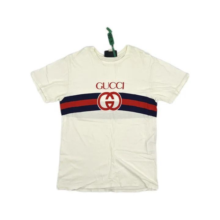 Gucci Gucci Gucci FW22 Color-Blocked Logo T-Shirt for Men -2506 Size US M / EU 48-50 / 2 - 2 Thumbnail