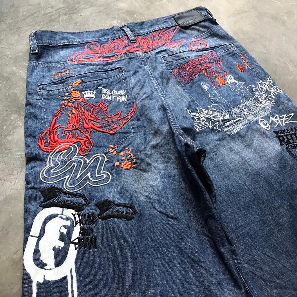 Ecko Unltd. Vtg Y2K Ecko Unltd Short Pants Size US 34 / EU 50 - 3 Thumbnail