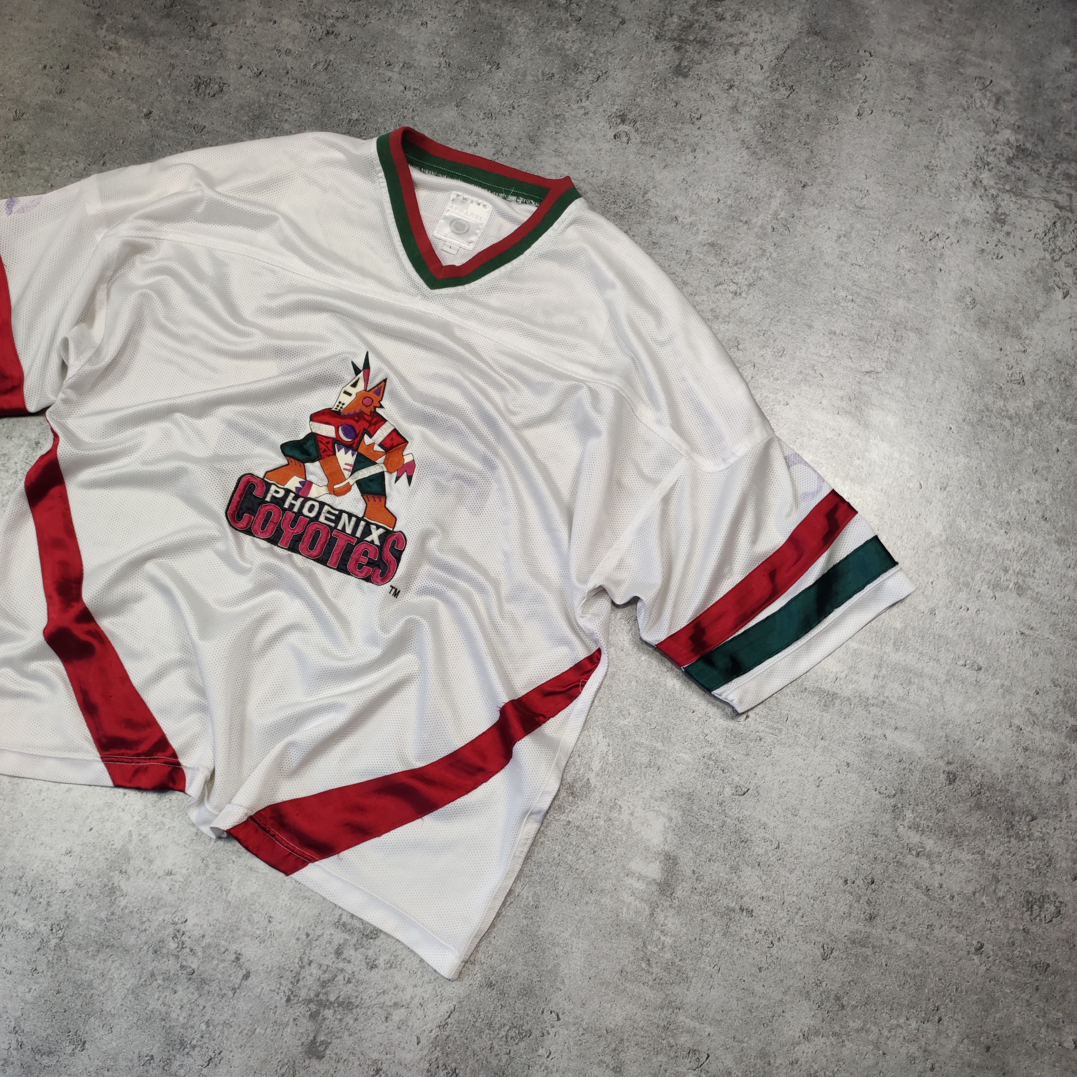 NHL × Vintage RARE 90s NHL Hockey #55 Phoenix Coyotes Jersey Size US L / EU 52-54 / 3 - 2 Thumbnail