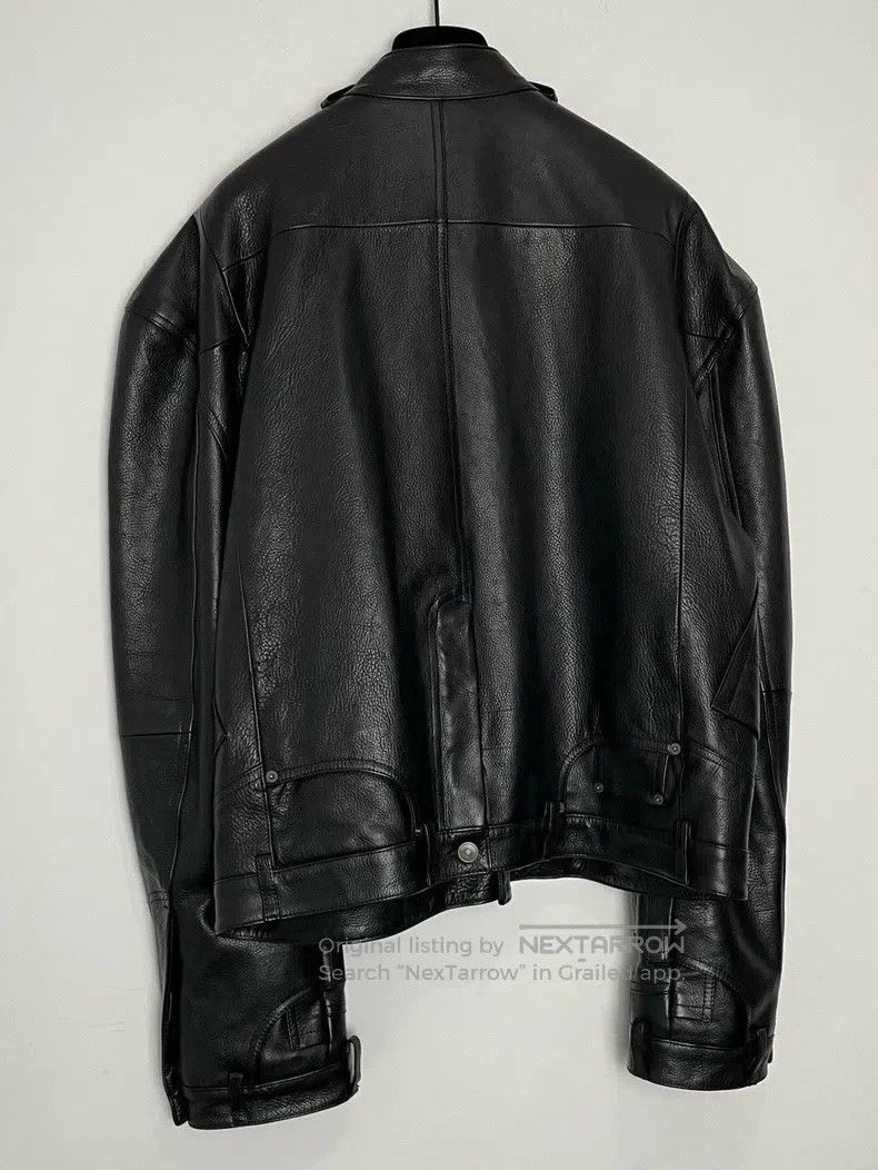 Balenciaga Balenciaga Reversed Biker Leather Jacket Size US M / EU 48-50 / 2 - 2 Thumbnail