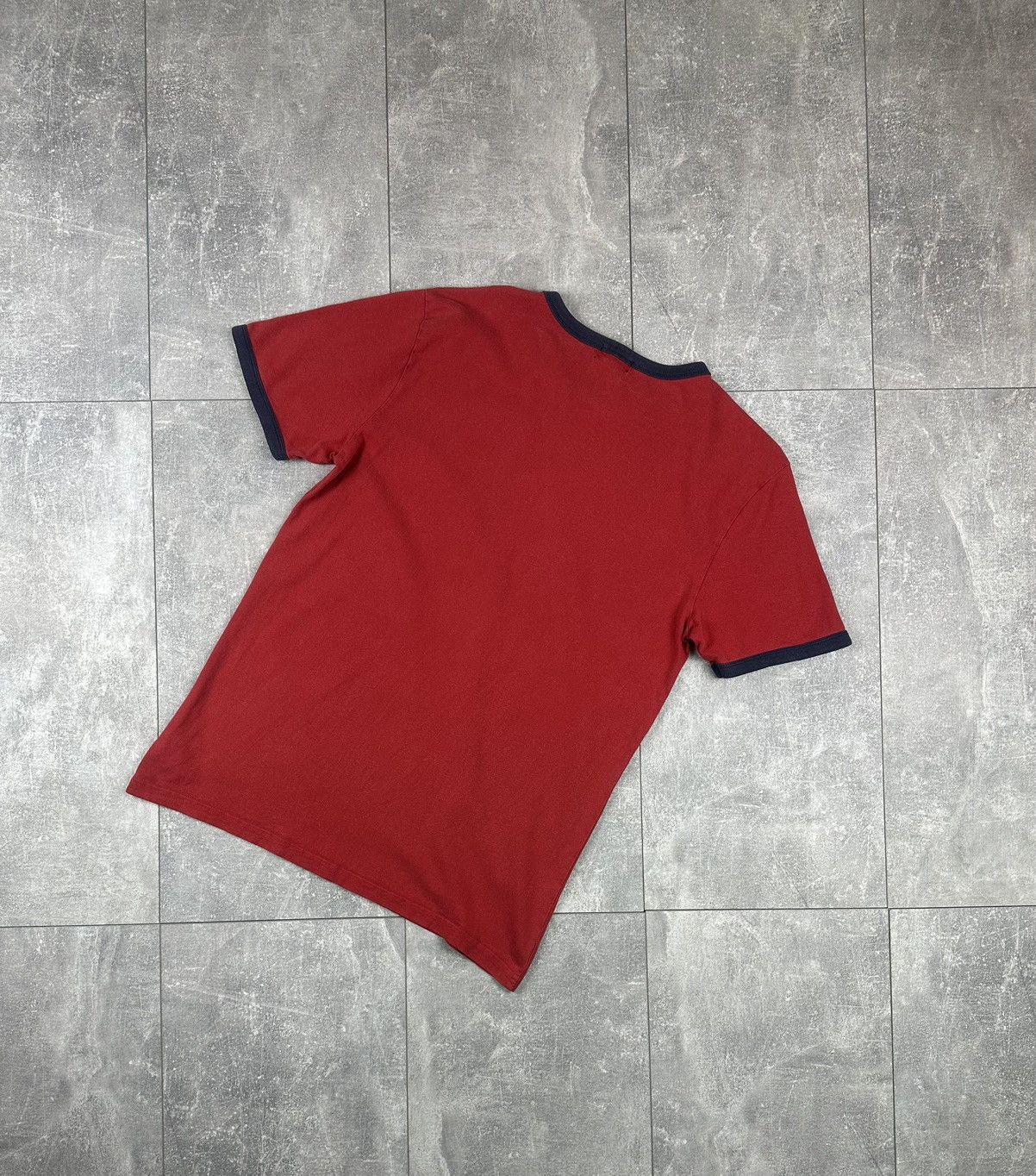 Polo Ralph Lauren Polo Ralph Lauren Overprint Logo Mens Red T-Shirt Size US S / EU 44-46 / 1 - 8 Thumbnail