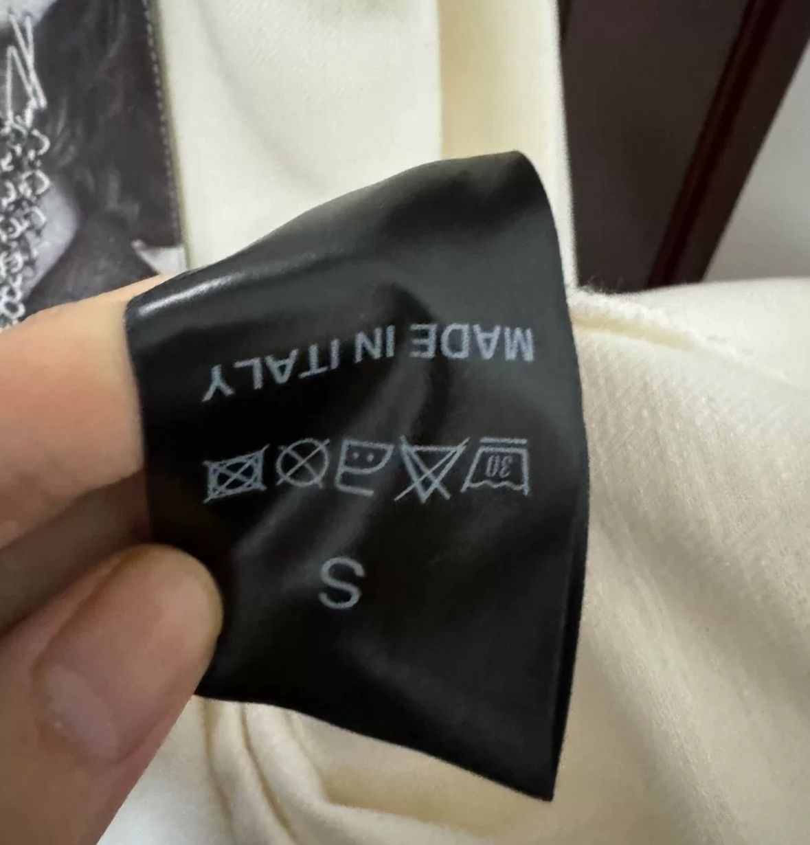 Raf Simons Raf Simons 19ss White Elephant Leather Brand Shirt Size US S / EU 44-46 / 1 - 5 Thumbnail