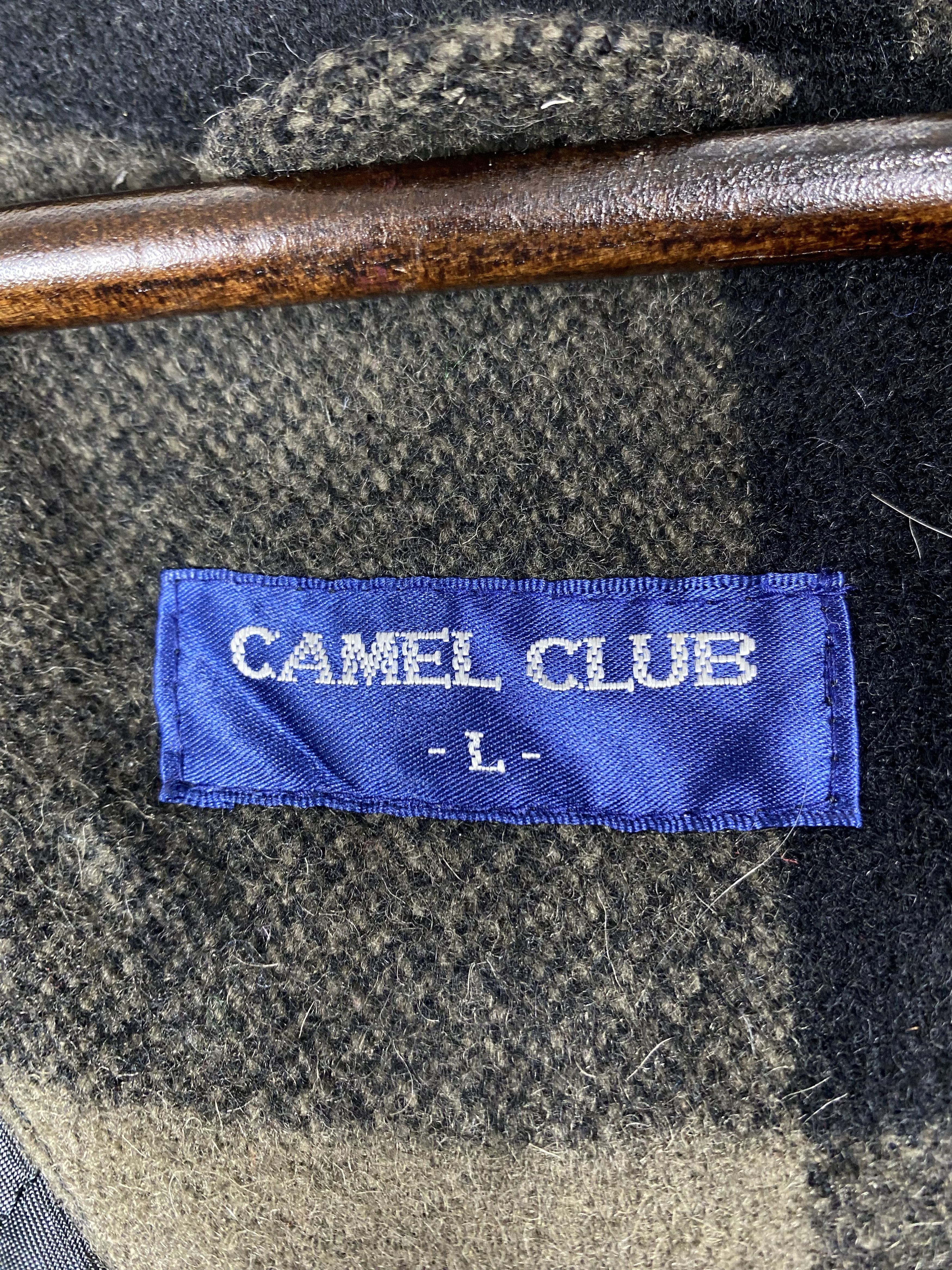 Japanese Brand Vintage Camel Club Checked Jacket DJ1017 Size US L / EU 52-54 / 3 - 9 Thumbnail