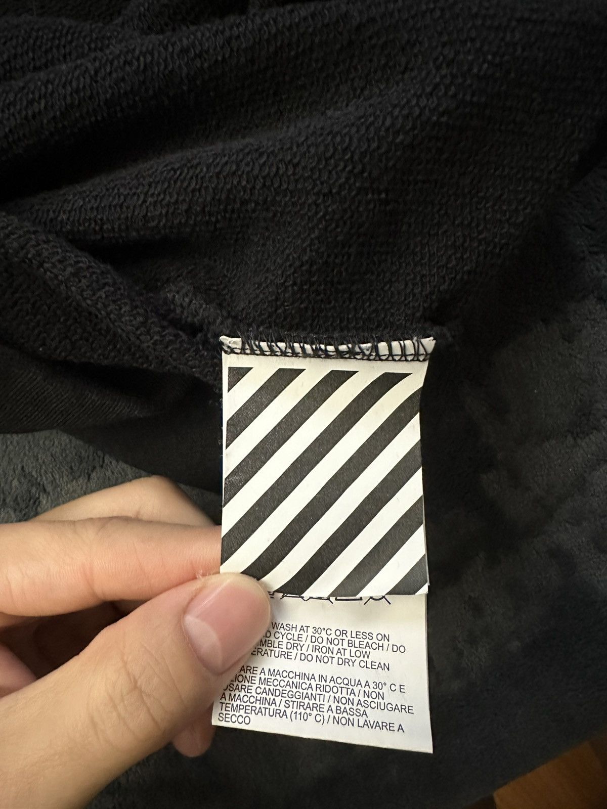 Off-White Off white black hoodie Size US S / EU 44-46 / 1 - 4 Thumbnail