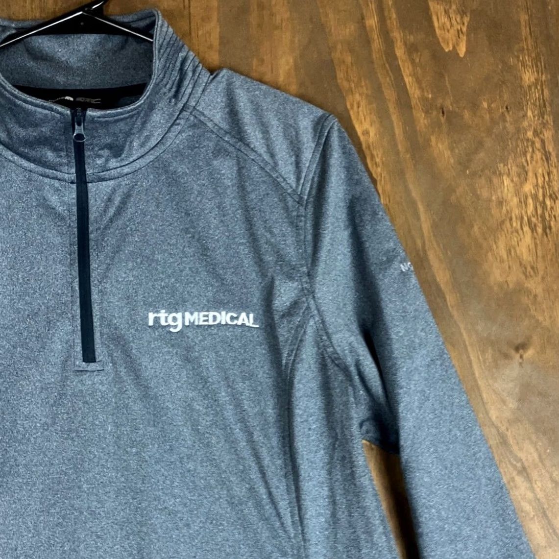 The North Face The North Face Womens Sweater Gray 1/4 Zip RTG Medical Long Sleeve Workwear XL Size XL / US 12-14 / IT 48-50 - 5 Thumbnail