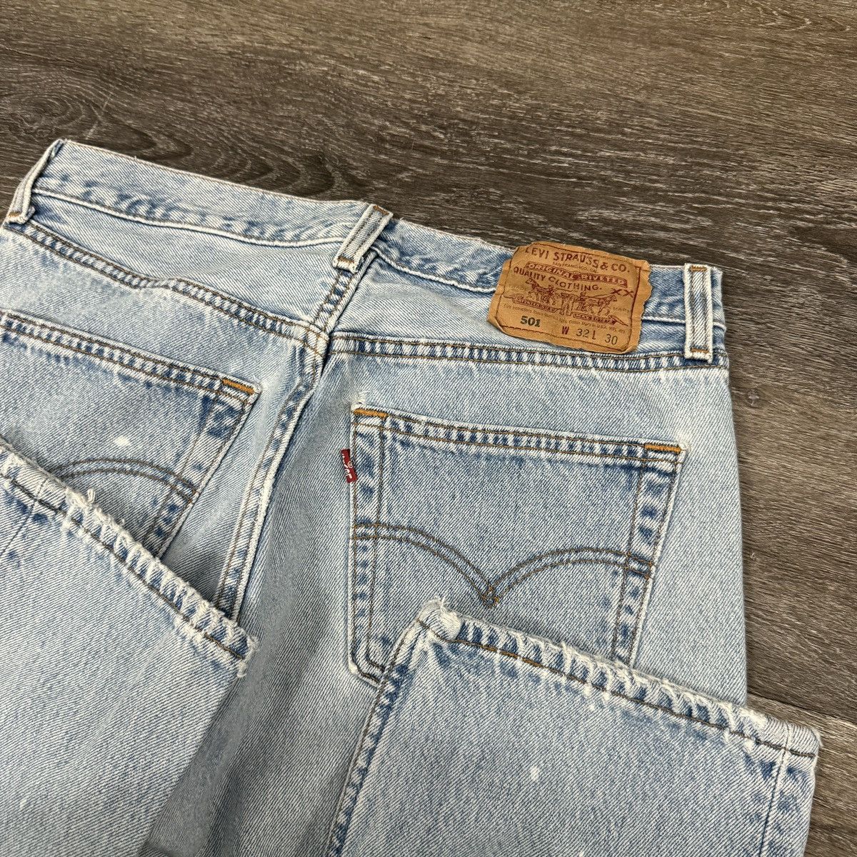 Japanese Brand × Levi's × Vintage Vintage 90s Levi’s 501XX button fly light wash jeans Size US 30 / EU 46 - 3 Thumbnail