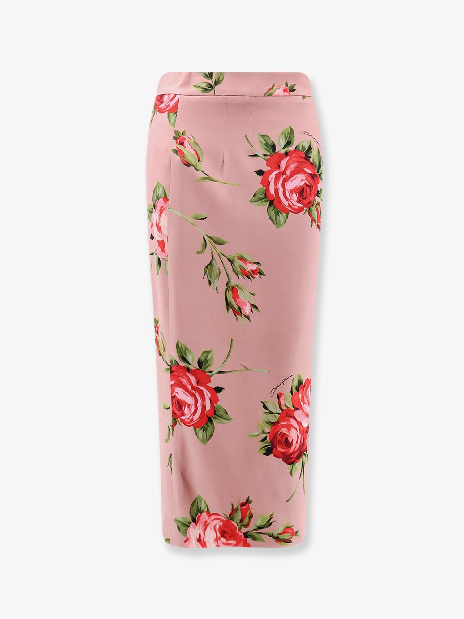 Dolce & Gabbana Stretch Silk Long Skirt Size 30" / US 8 / IT 44 - 1 Thumbnail