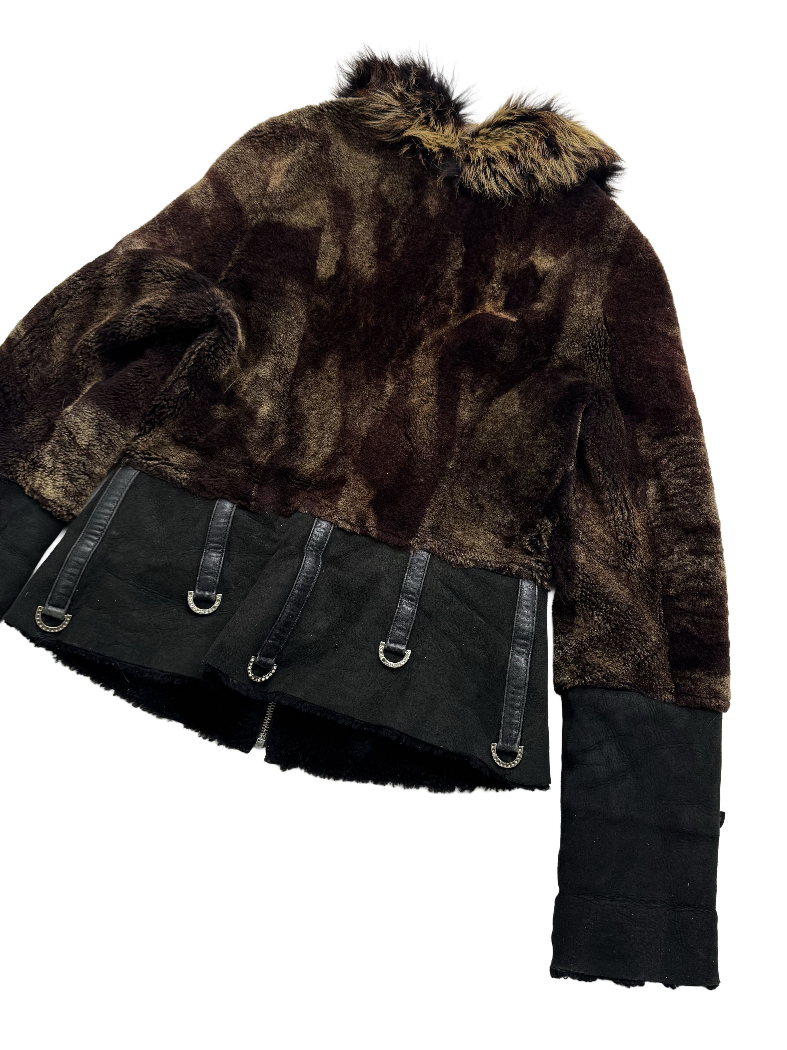 Vintage Vintage Real Sheepskin Cropped Jacket Size M / US 6-8 / IT 42-44 - 16 Thumbnail