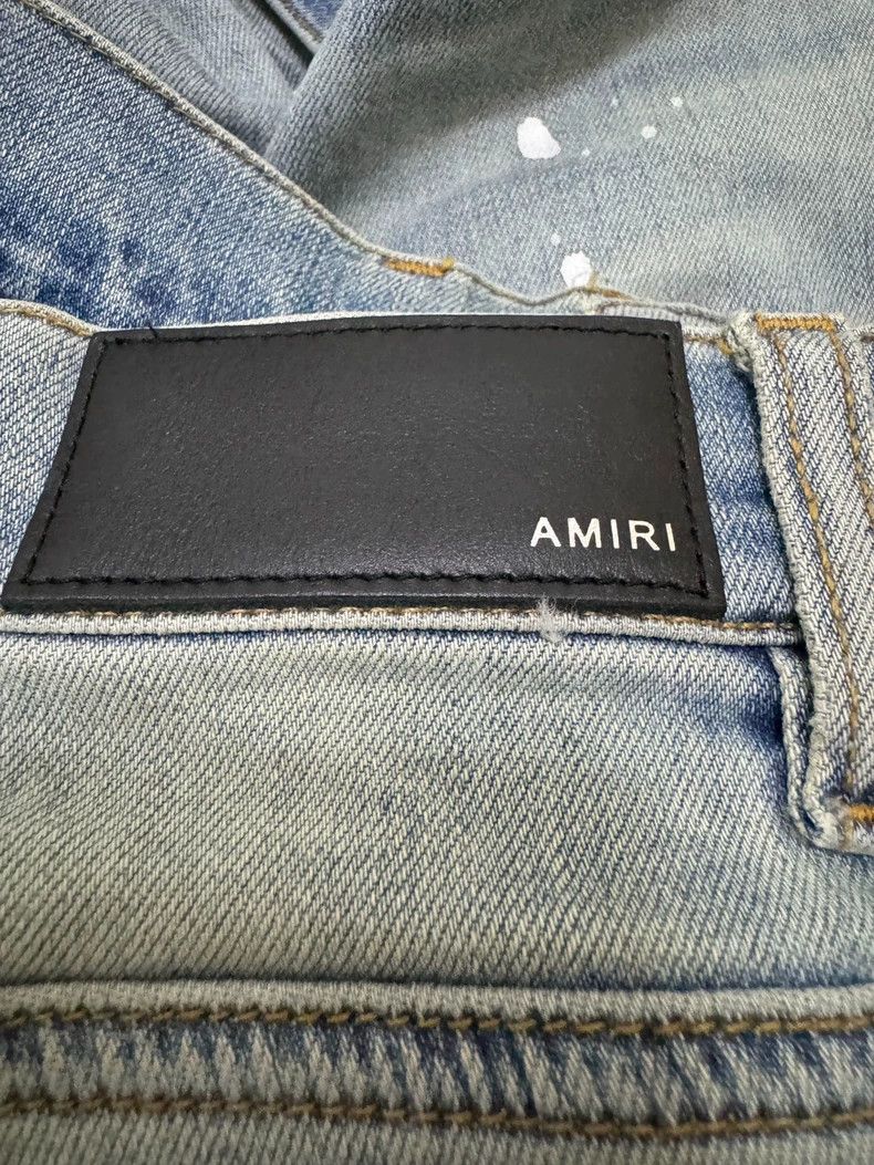 Amiri Amiri 18ss Ink Destroyed Blue jeans Size US 30 / EU 46 - 3 Thumbnail
