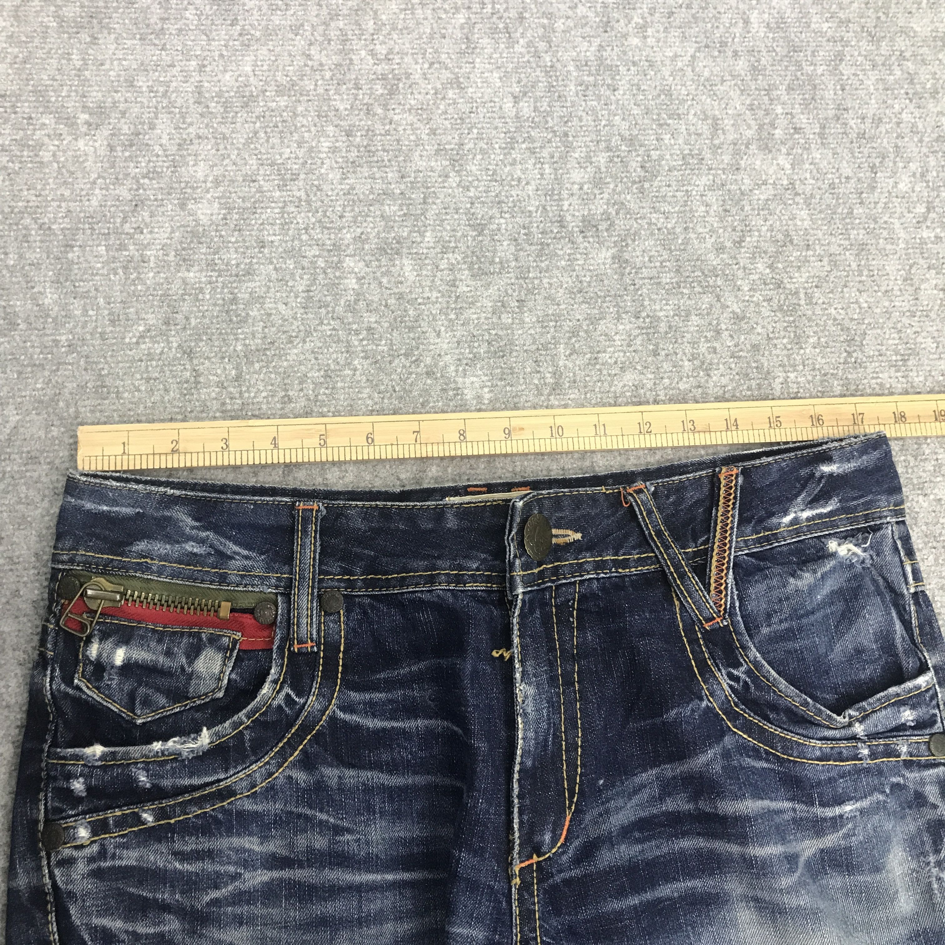 Other Rare lolita distressed Japan style denim jeans Size US 32 / EU 48 - 5 Thumbnail