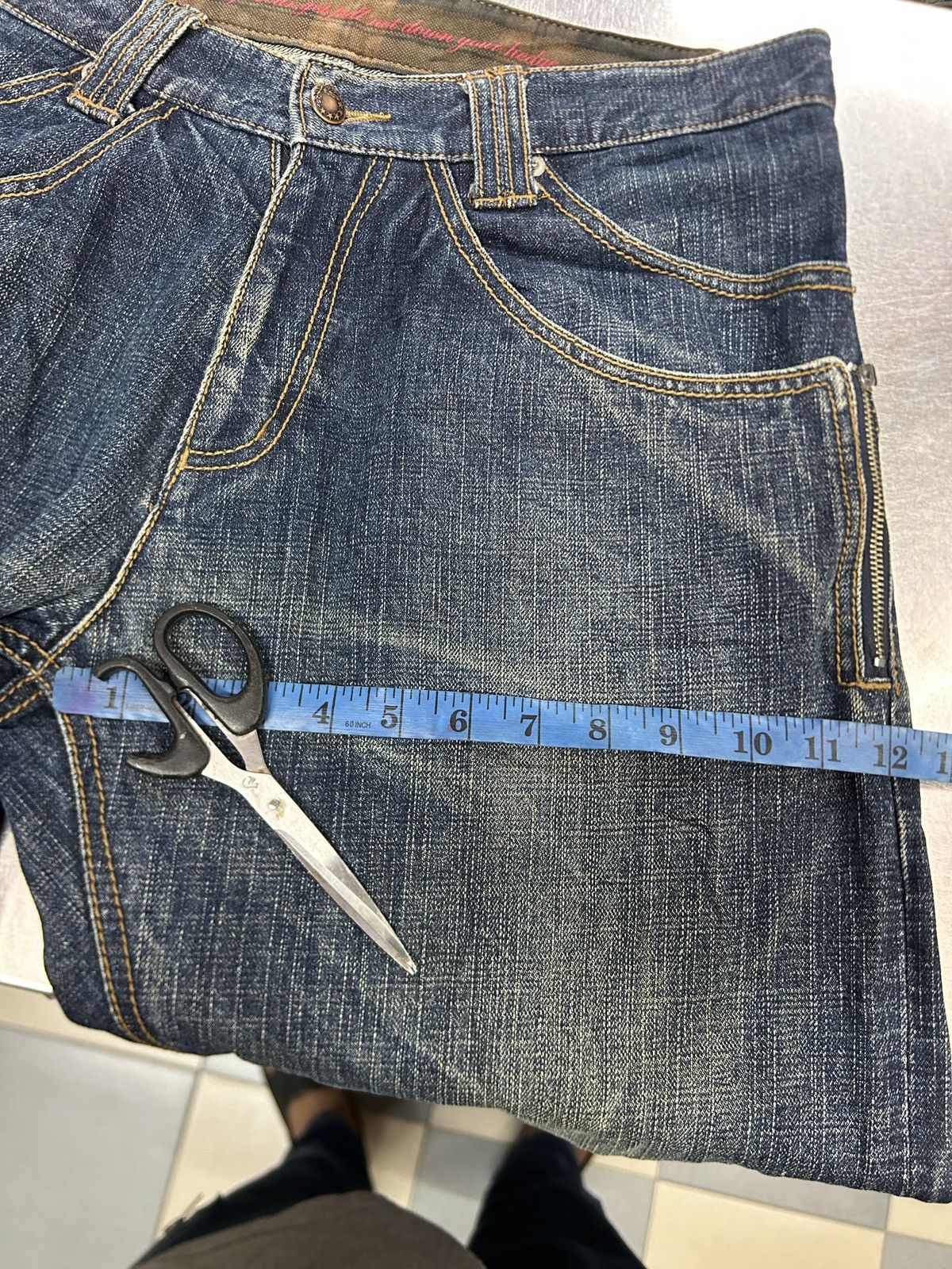 If Six Was Nine × Japanese Brand × Le Grande Bleu (L.G.B.) Vintage Japanese Brand Baggy Selvedge y2k Jeans Size US 34 / EU 50 - 13 Thumbnail