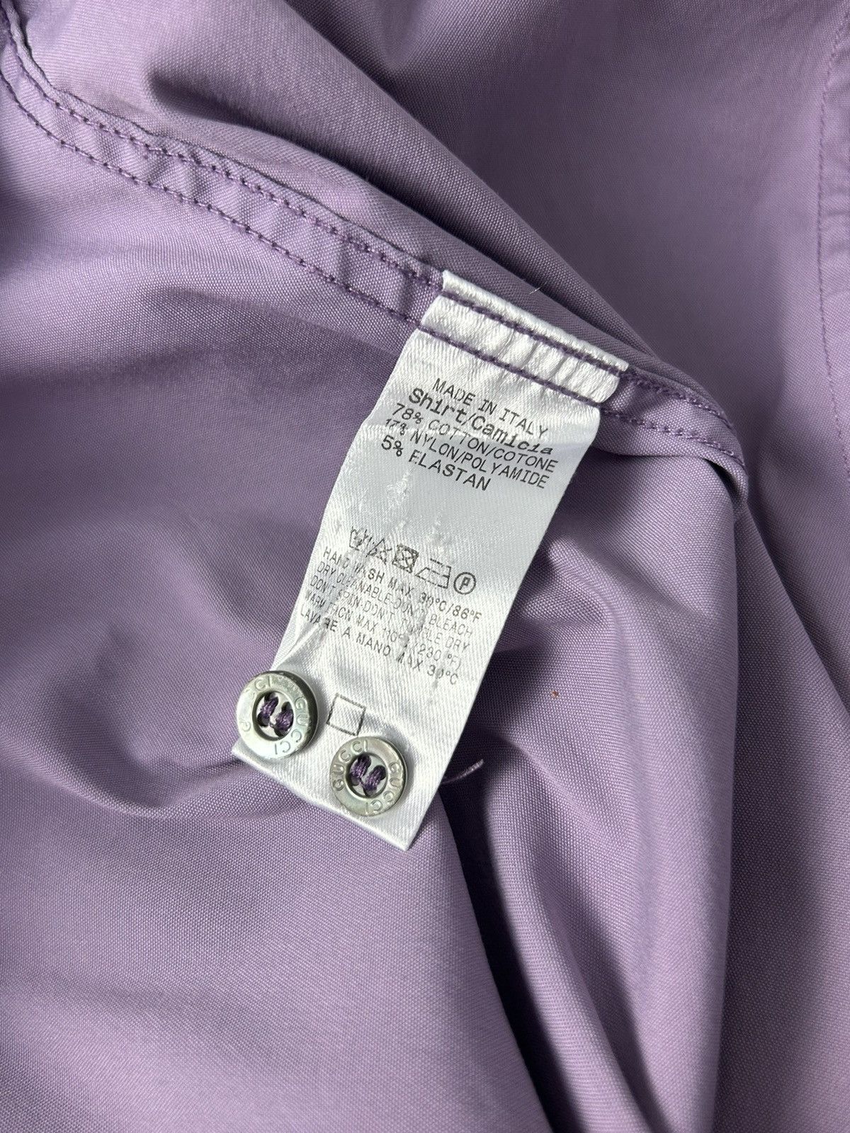 Gucci Gucci Slim Fit Dress Shirt 41/16 Italy Mens Cotton Size US M / EU 48-50 / 2 - 10 Thumbnail