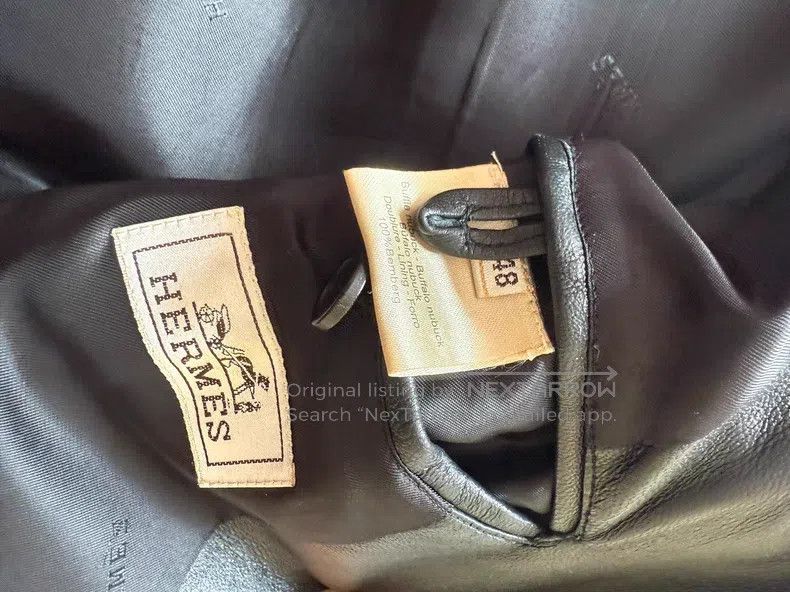 Hermes Hermes Hunting leather suit, black lambskin Size US M / EU 48-50 / 2 - 2 Thumbnail