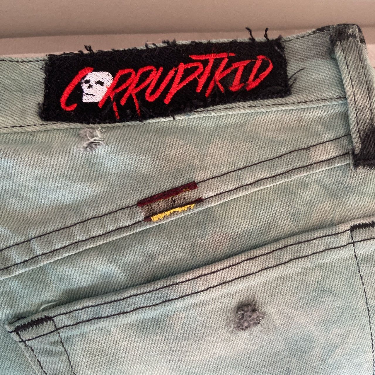 Vintage CorruptKid stacked jeans Size US 32 / EU 48 - 4 Thumbnail