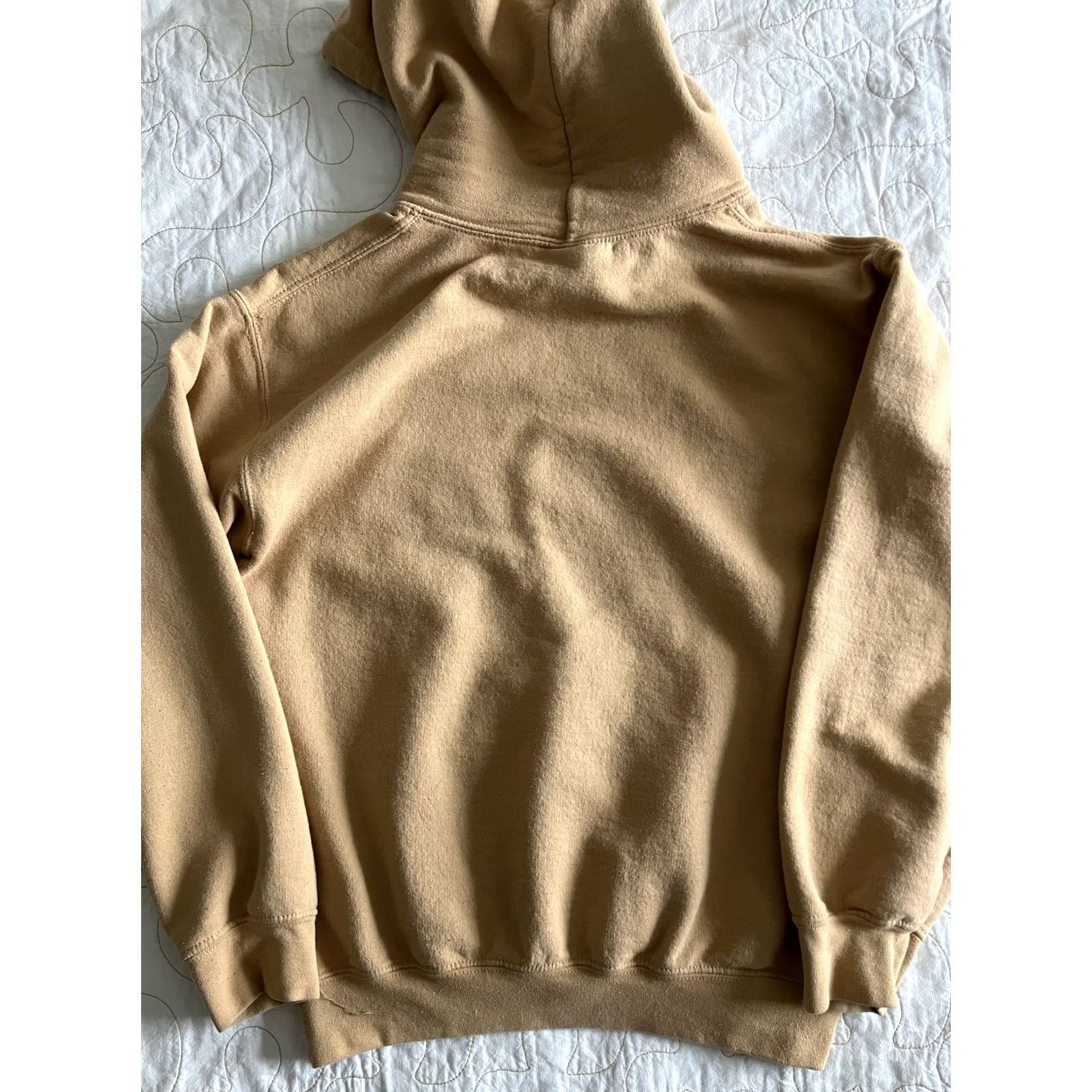 Gildan Gildan Hoodie Sweatshirt Womens S Yellow Graphic Dog My Tatted Mom Loves Me Size S / US 4 / IT 40 - 4 Thumbnail