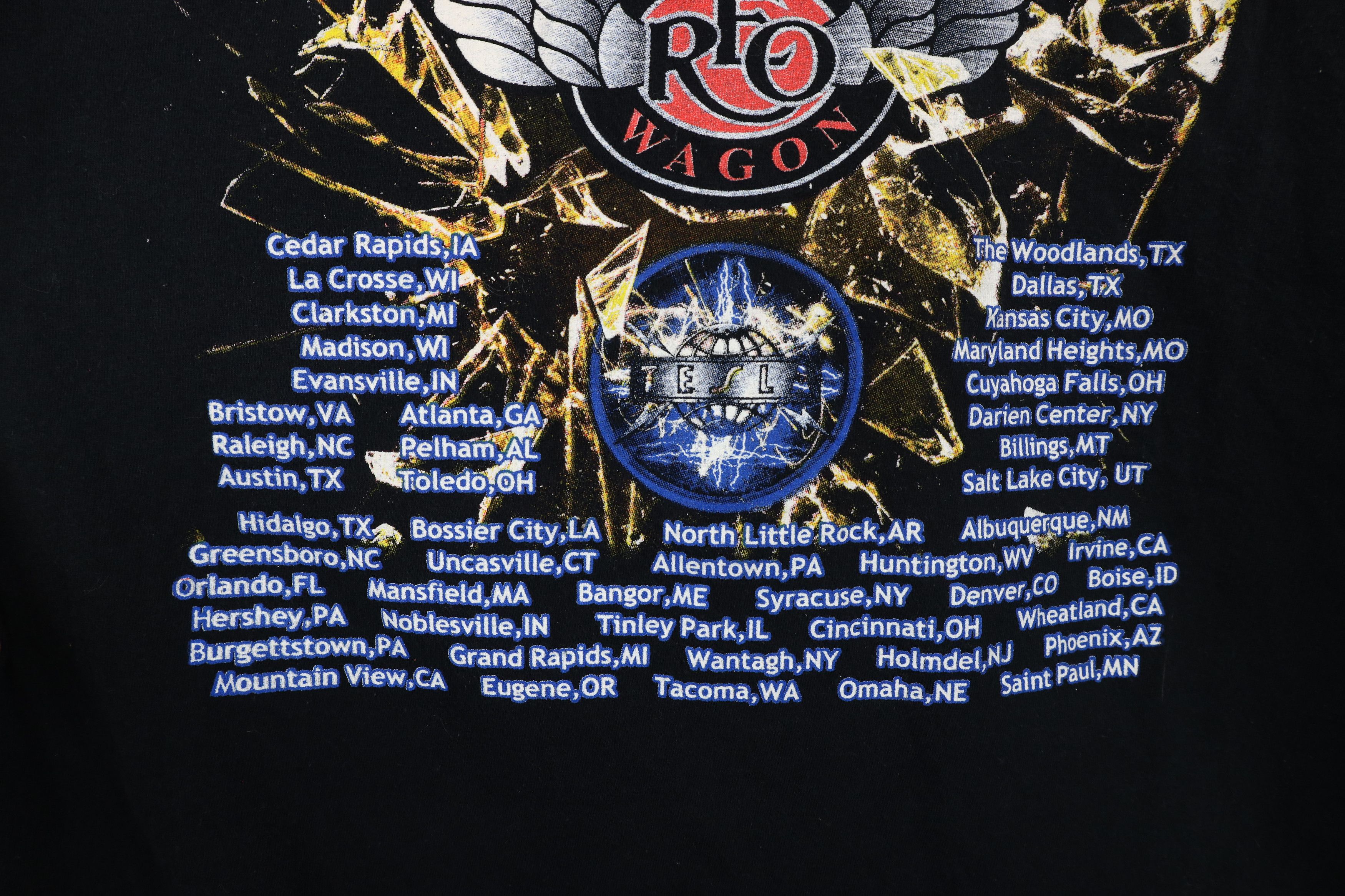 Vintage Vintage Tour Def Leppard REO Speed Wagon Tesla Band Shirt Size US XL / EU 56 / 4 - 8 Thumbnail