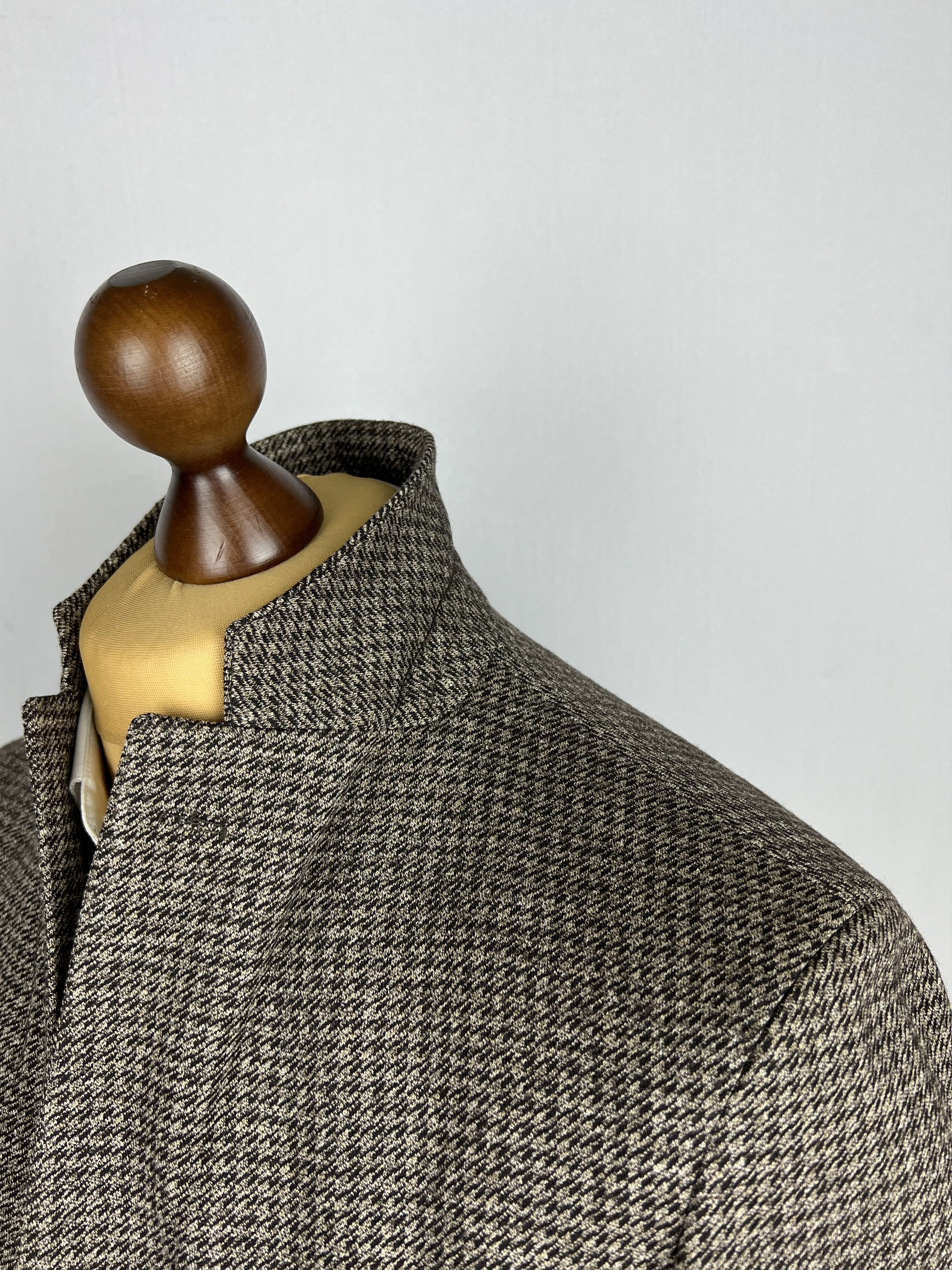 Boggi Milano Houndstooth Soft Jersey Wool\Cotton Sport Coat Size 38R - 6 Thumbnail
