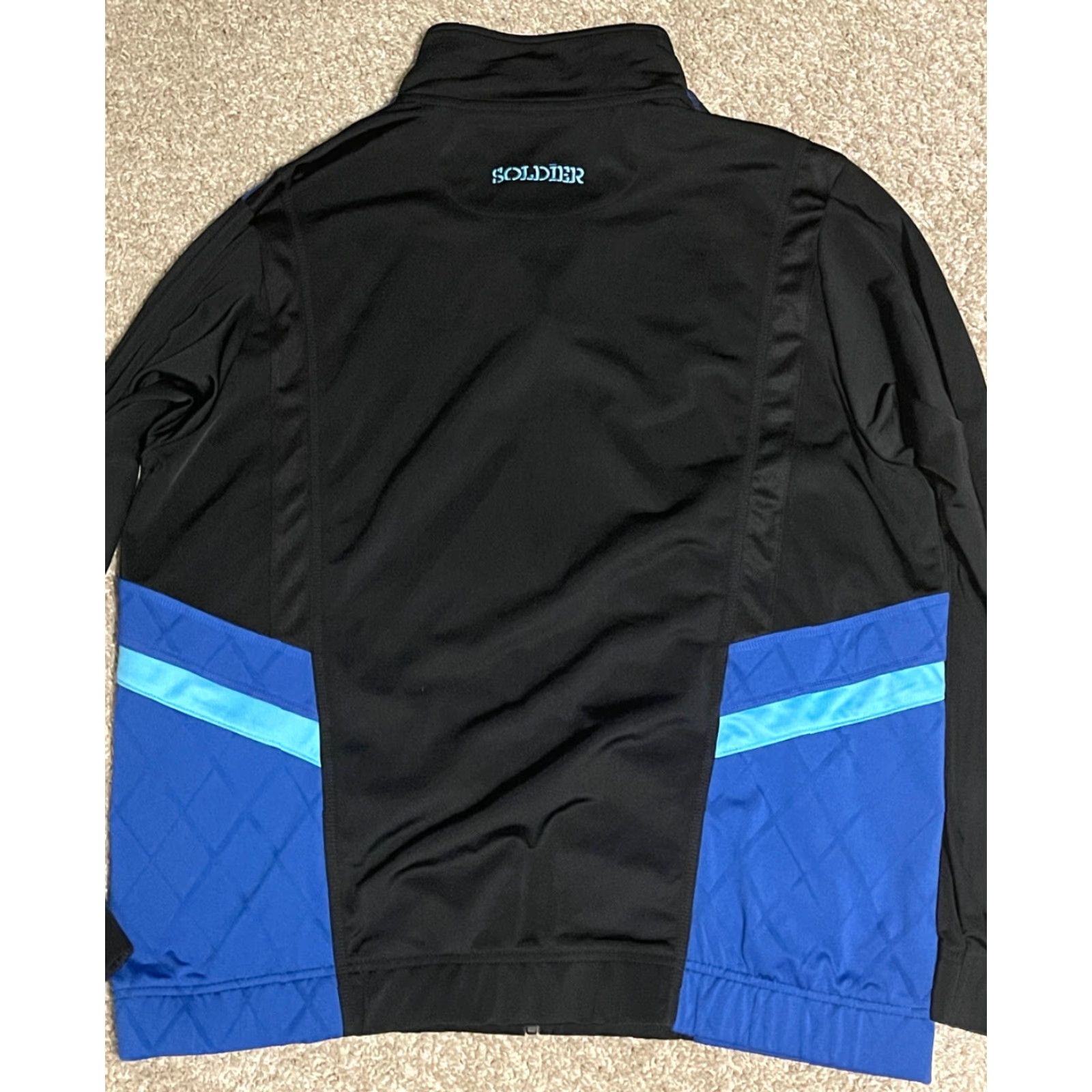 Nike Nike Mens XL Lebron James Witness Soldier NBA Track Jacket Full Zip Size US XL / EU 56 / 4 - 6 Thumbnail