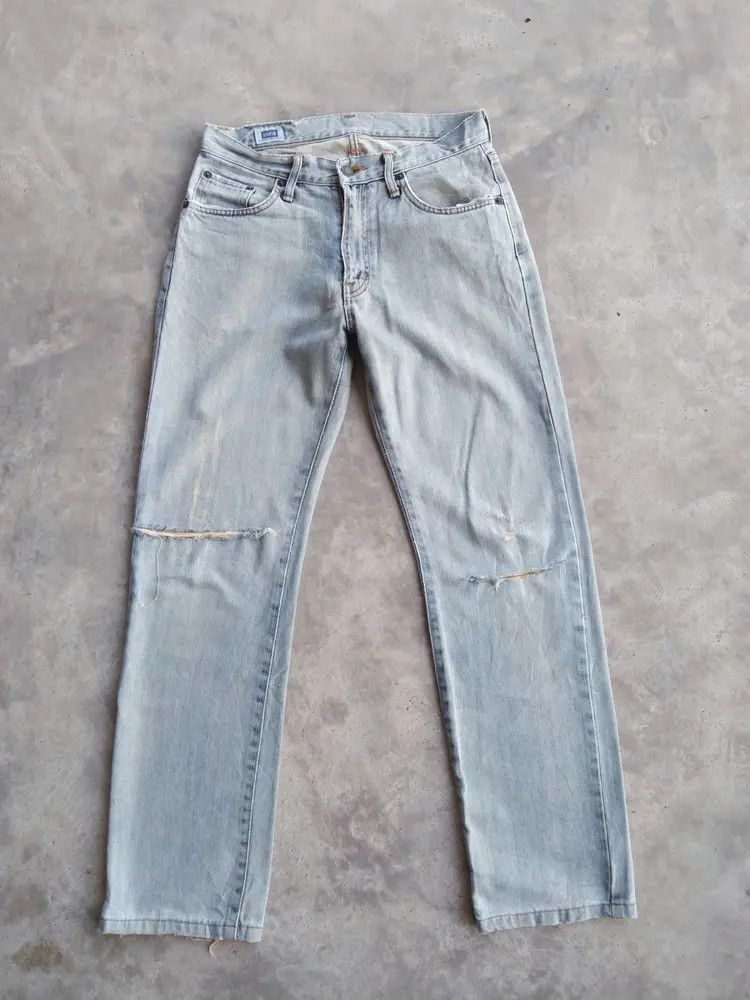 Japanese Brand Vintage Edwin Distressed Jeans 30x30 Size US 30 / EU 46 - 1 Thumbnail